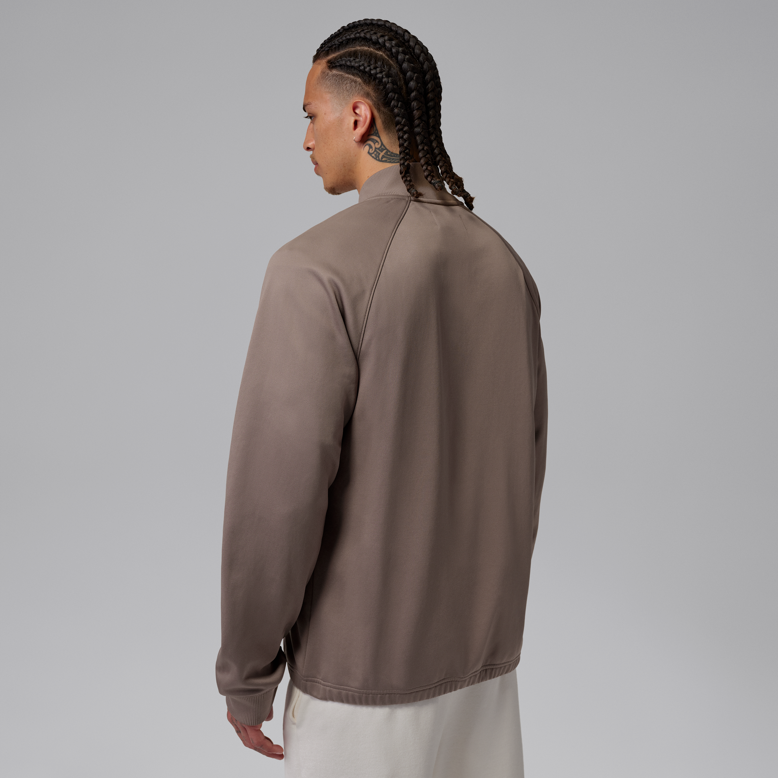 Thumbnail - Jordan Brooklyn Trainingsjacke aus Trikotmaterial (Herren) - Grau