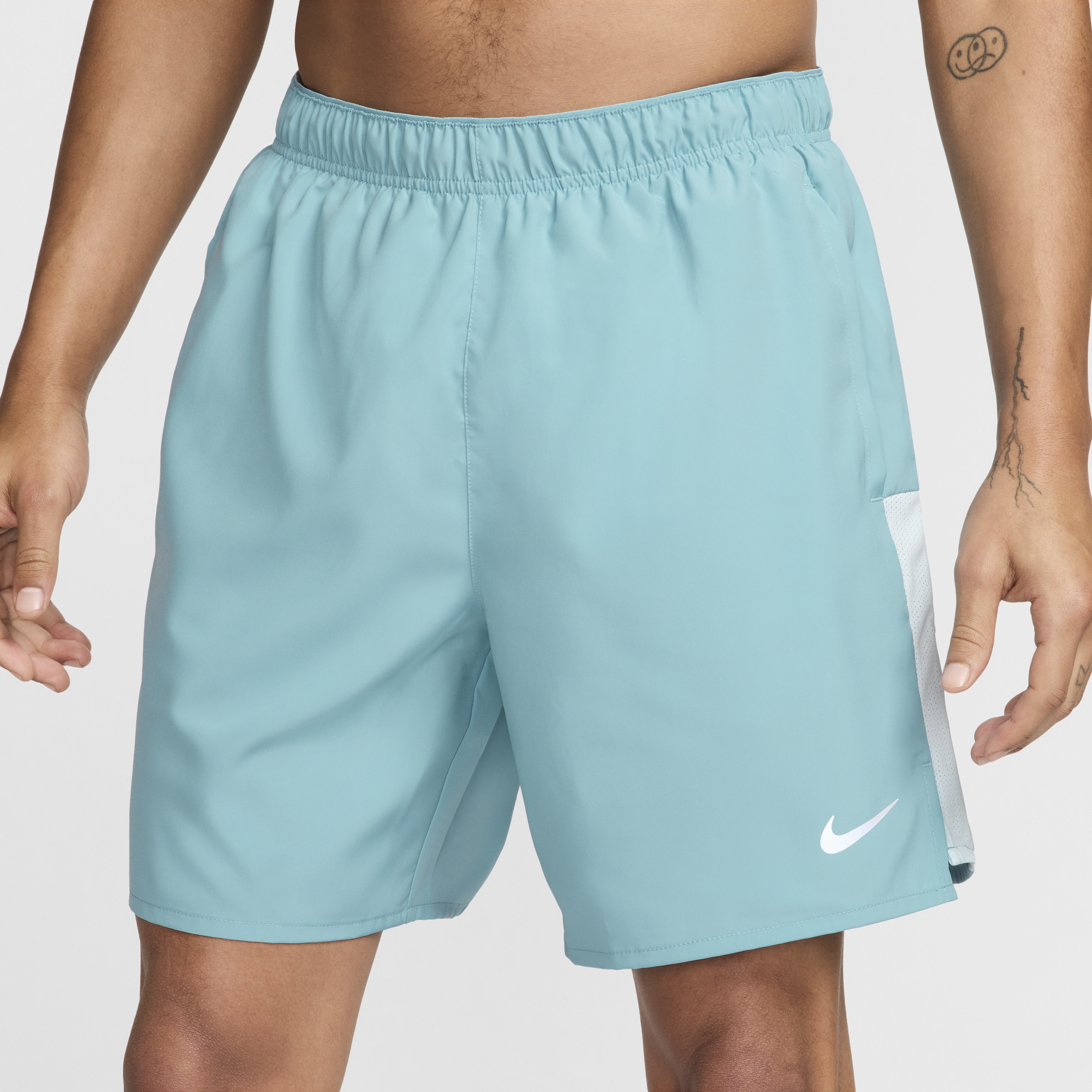 Short de running avec sous-short intégré 18 cm Dri-FIT Nike Challenger pour homme - Bleu