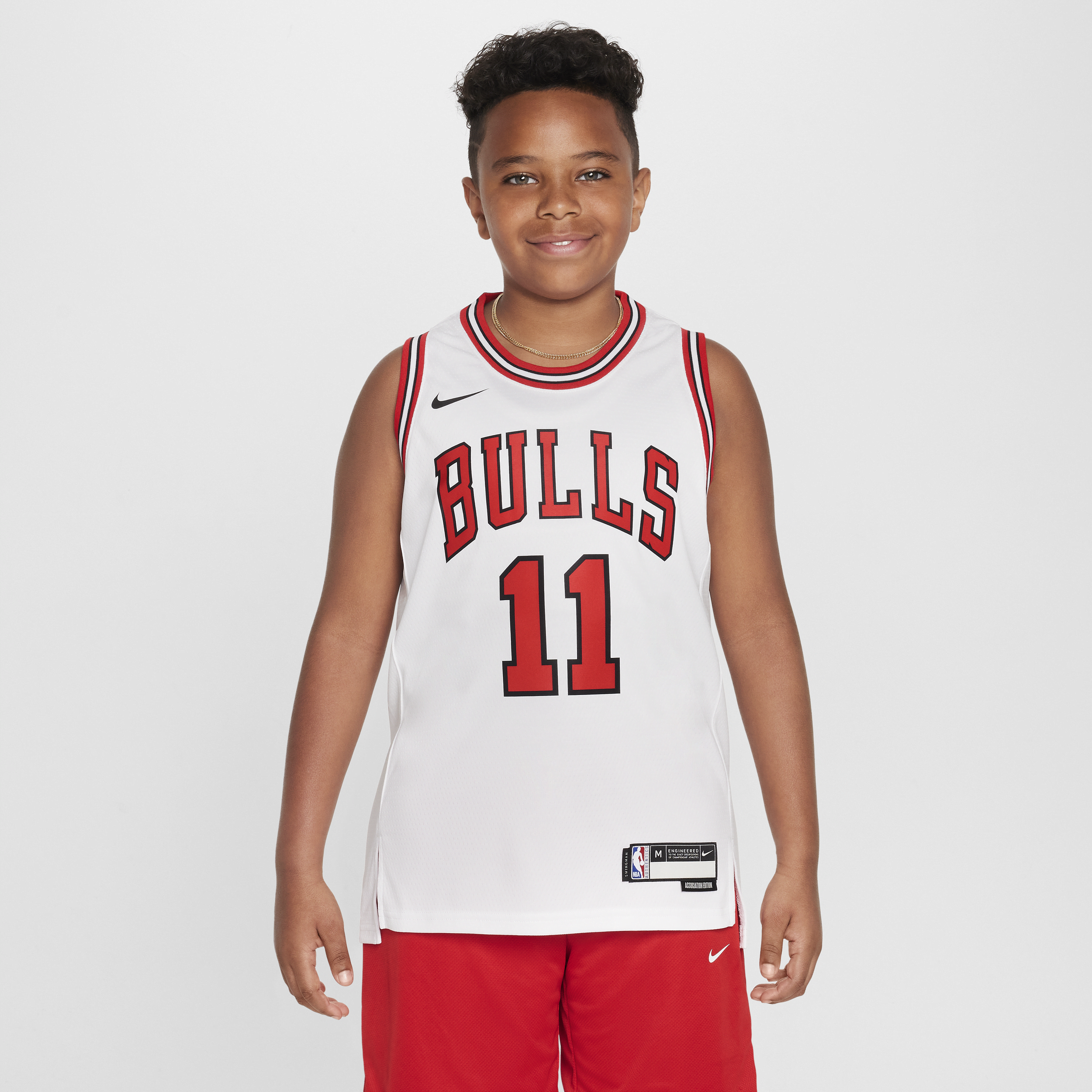 Nike DeMar DeRozan Chicago Bulls 2022 23 Association Edition Swingman NBA-jersey voor kids Wit