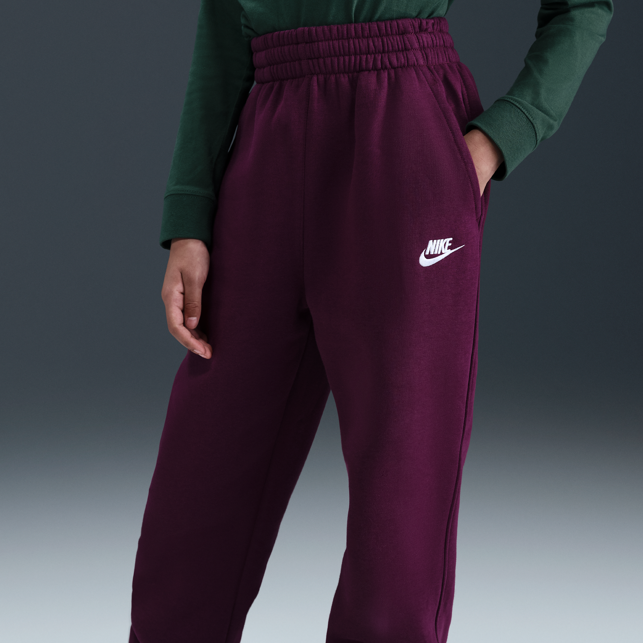 Thumbnail - Nike Club Fleece lockere Hose (ältere Kinder) - Rot