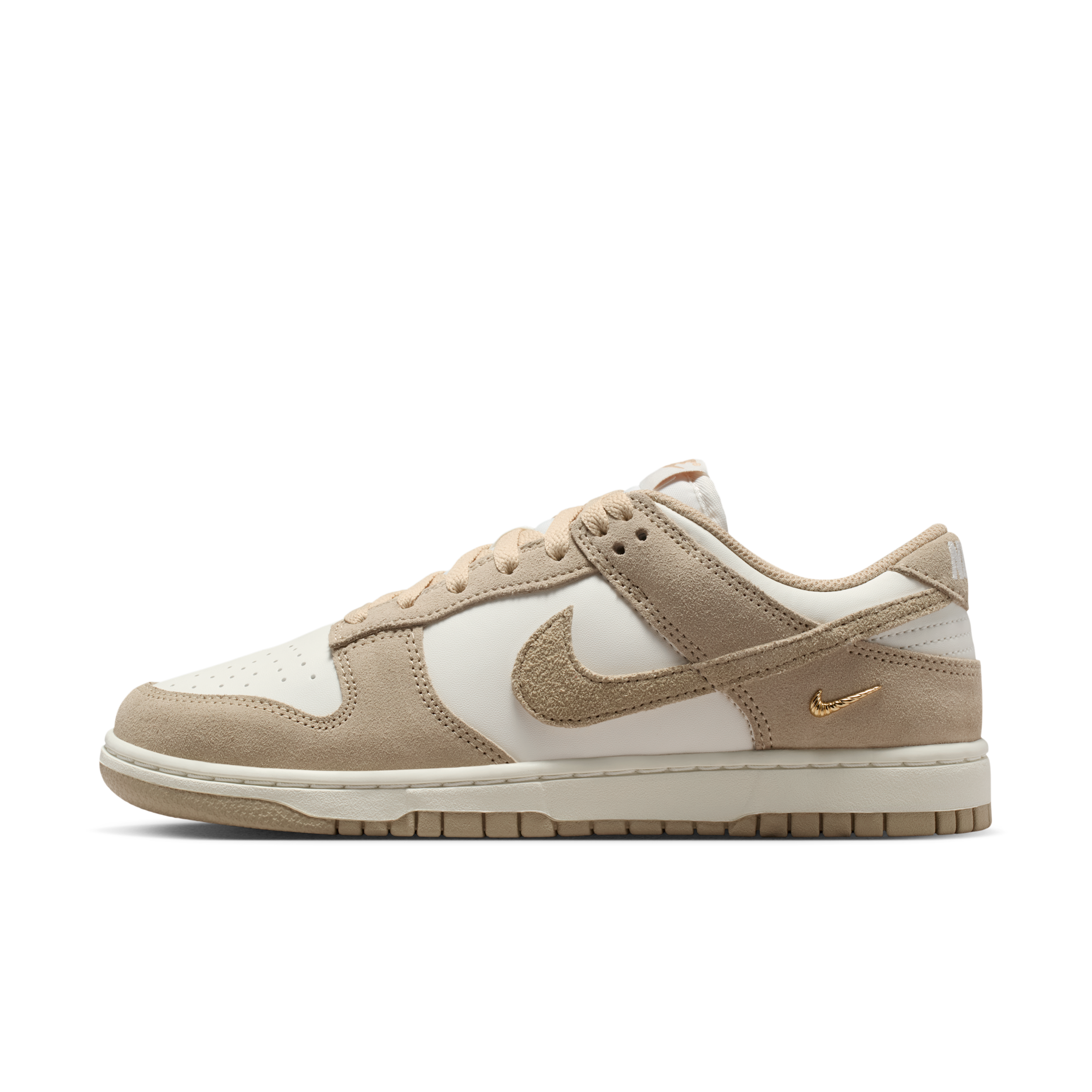 Nike Dunk Low Suede Womens Shoes - White