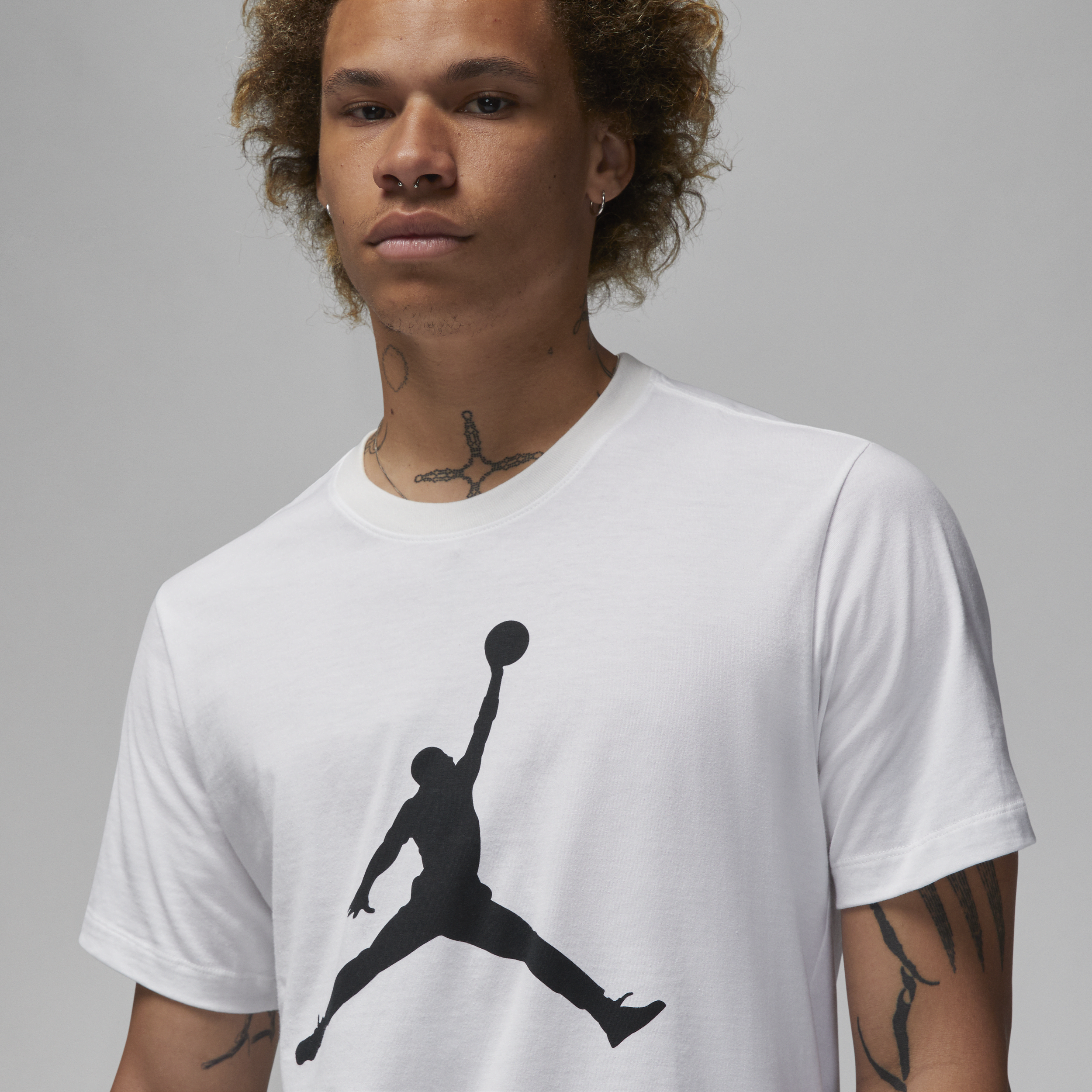 T-shirt Jordan Jumpman pour homme - Blanc