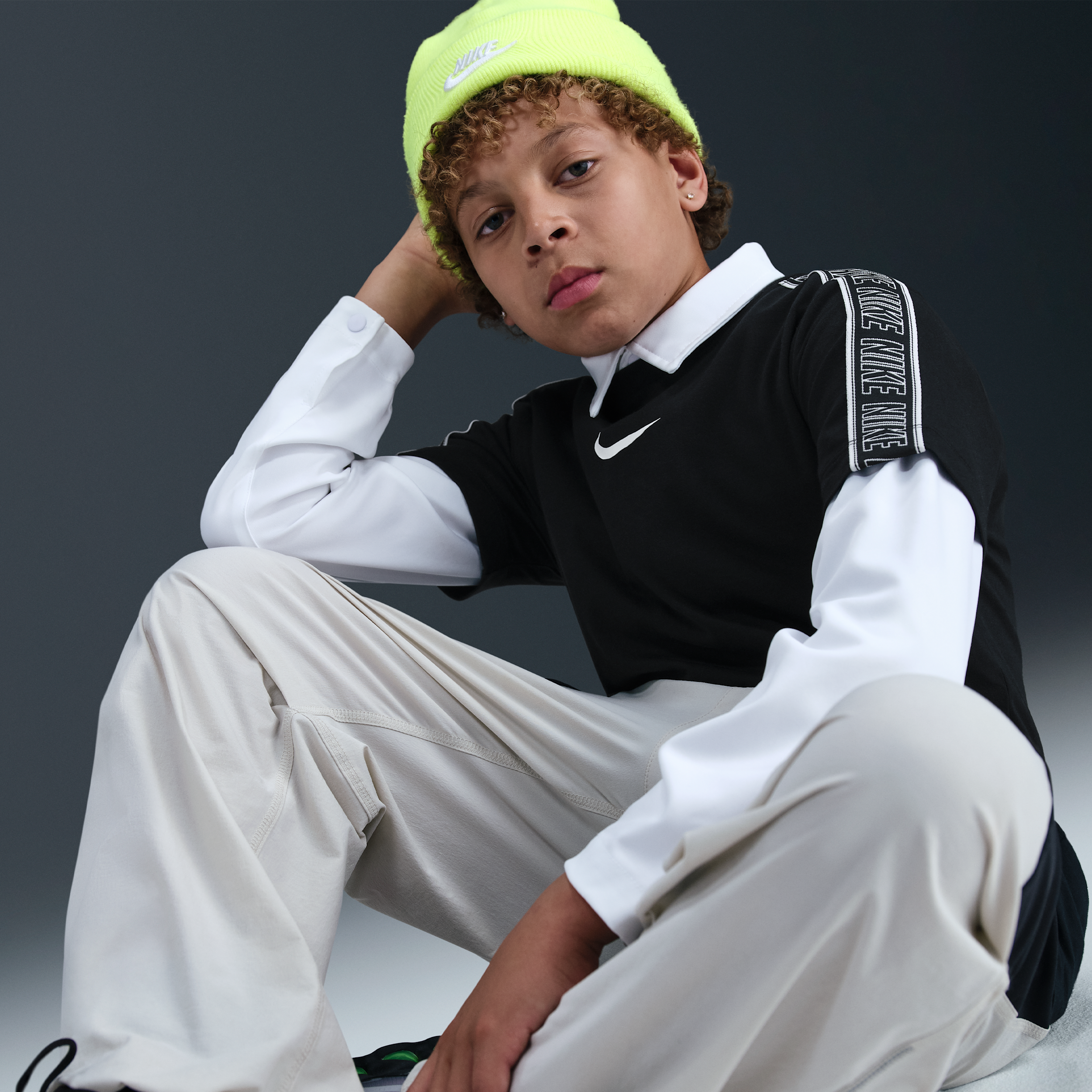 Thumbnail - Nike T-Shirt (ältere Kinder) - Schwarz