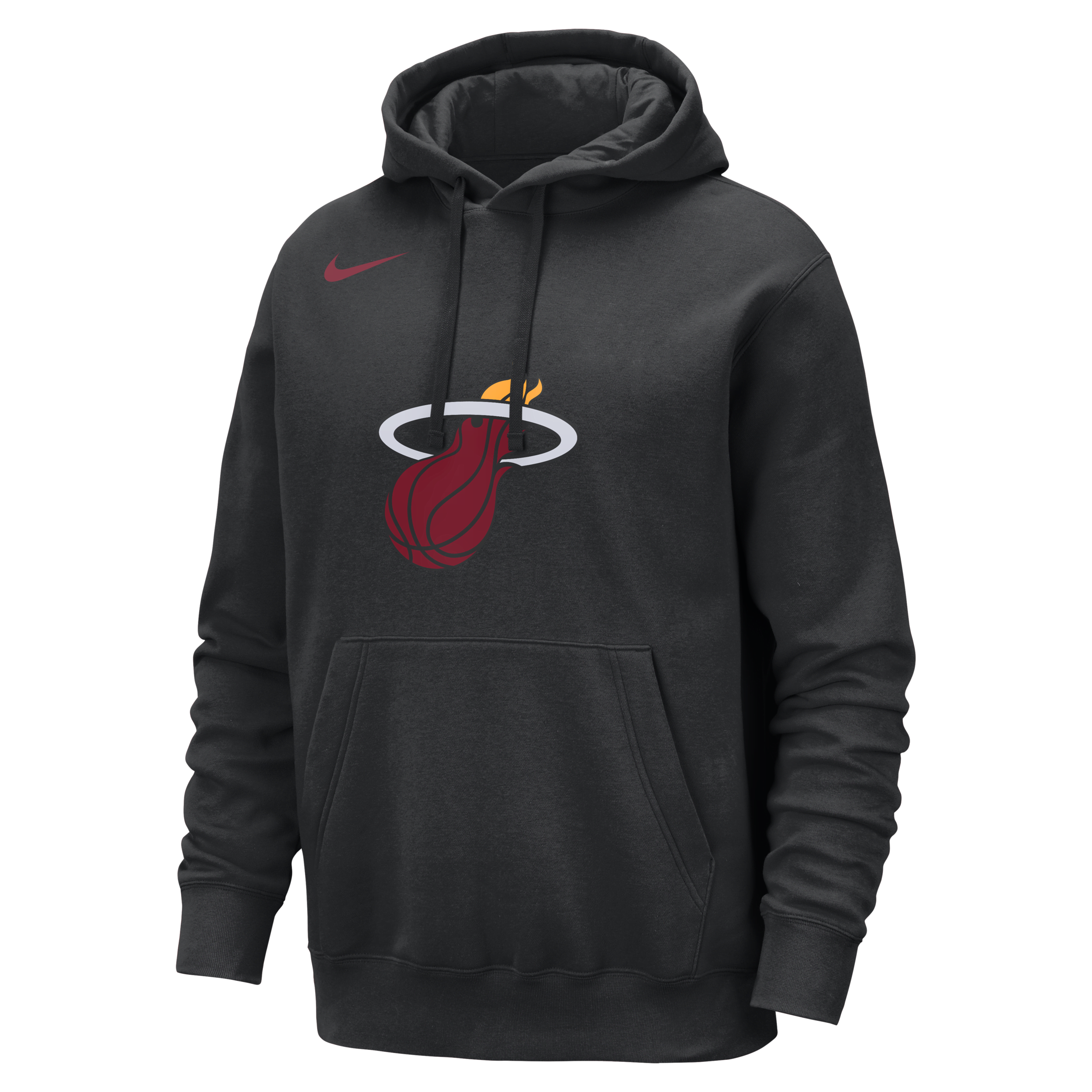 Miami Heat Club Men’s Nike NBA Pullover Hoodie – Black – Cotton/Polyester Miami Heat Club Men’s Nike NBA Pullover Hoodie – Black – Cotton/Polyester