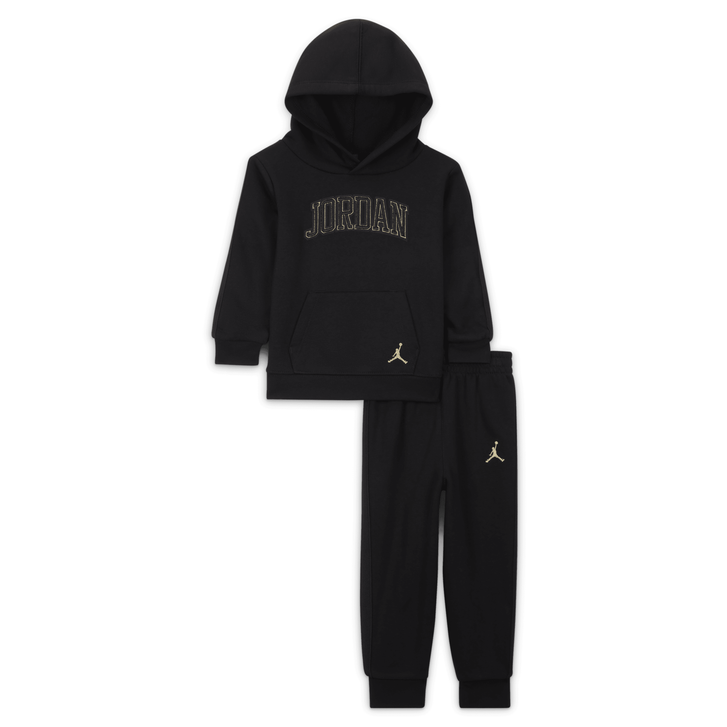 Ensemble deux pièces avec sweat à capuche Jordan « See Me Shine » pour bébé (12 - 24 mois) - Noir
