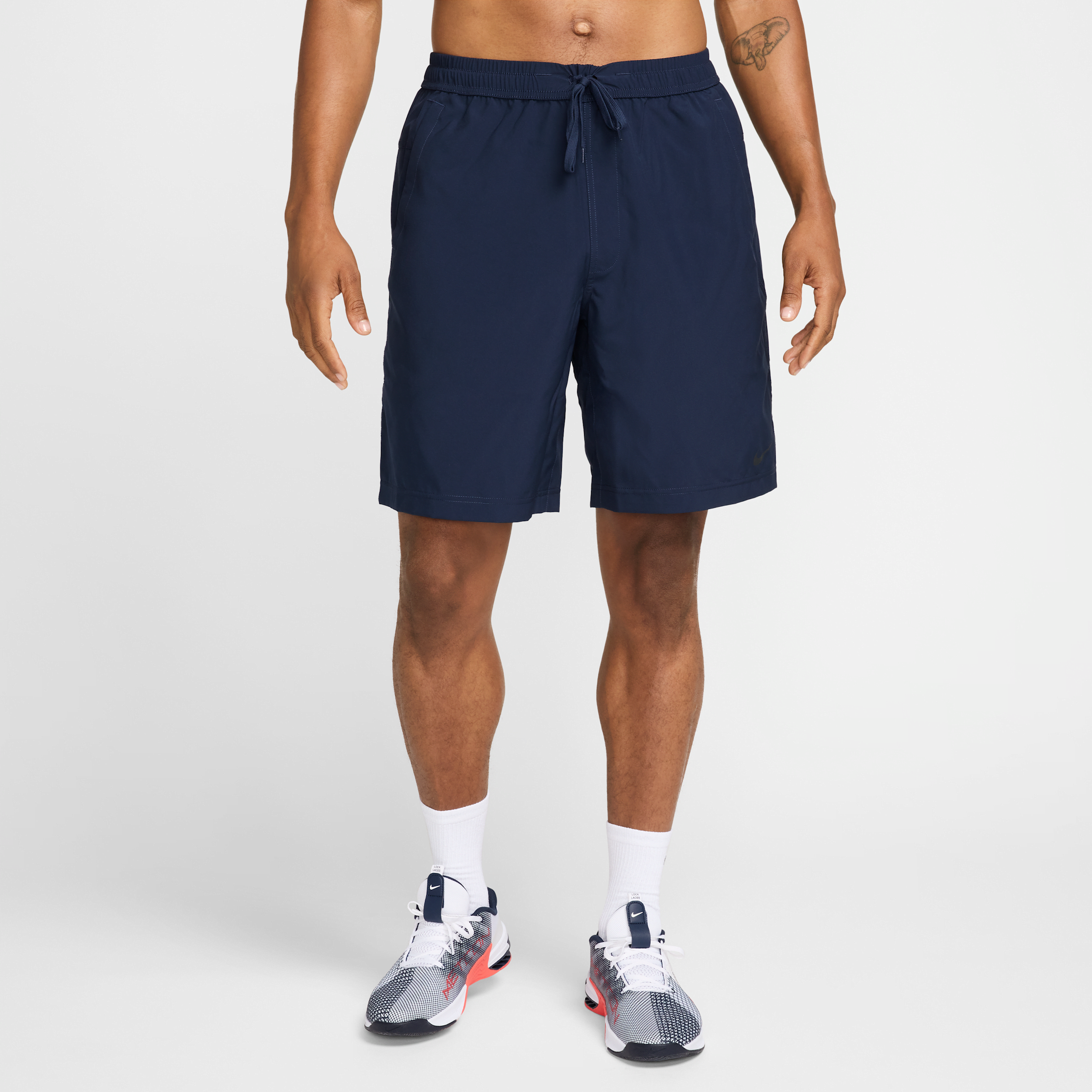 Thumbnail - Nike Form vielseitige Dri-FIT Herrenshorts ohne Futter (ca. 23 cm) - Blau