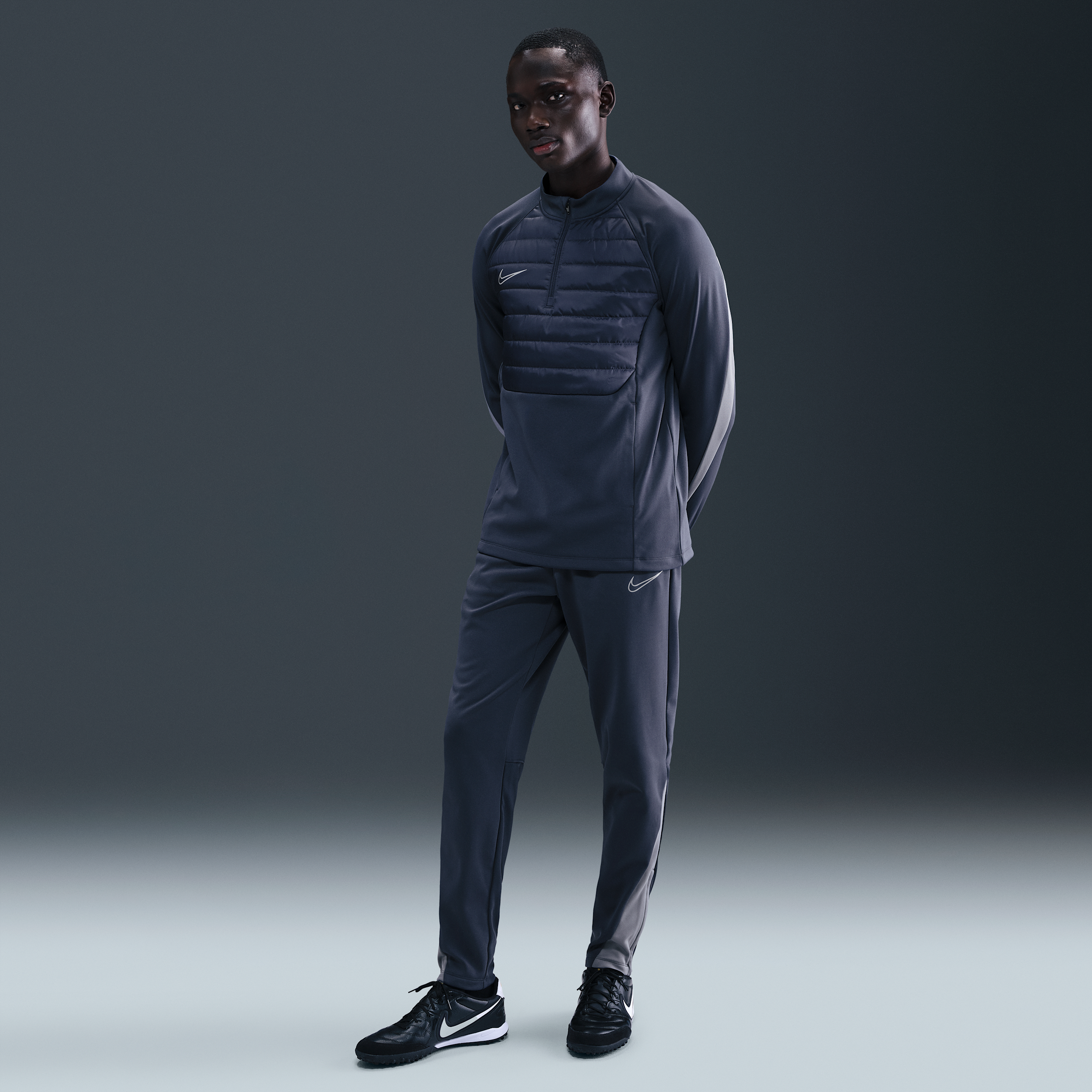 Thumbnail - Nike Academy Winter Warrior Therma-FIT-Fußballhose für Herren - Blau