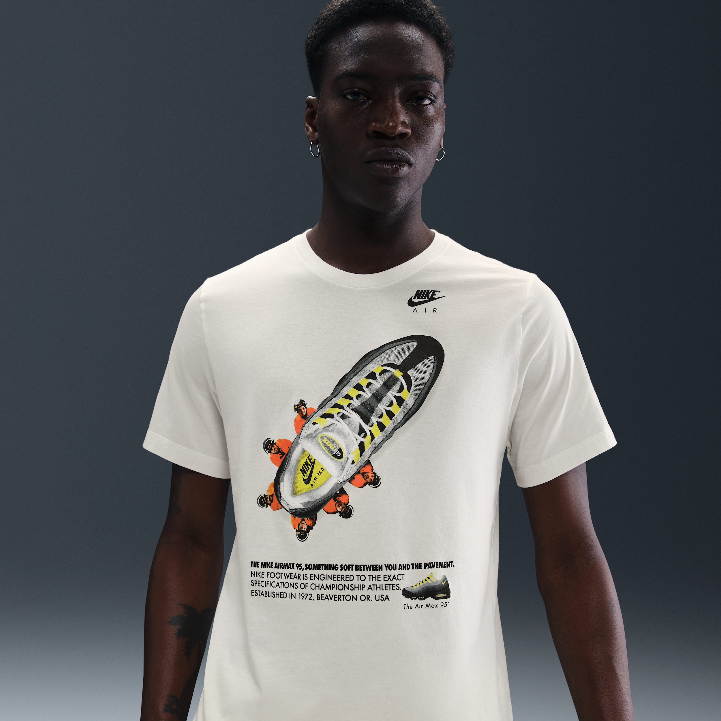 Thumbnail - Nike Sportswear Air Max 95 T-Shirt (Herren) - Weiß