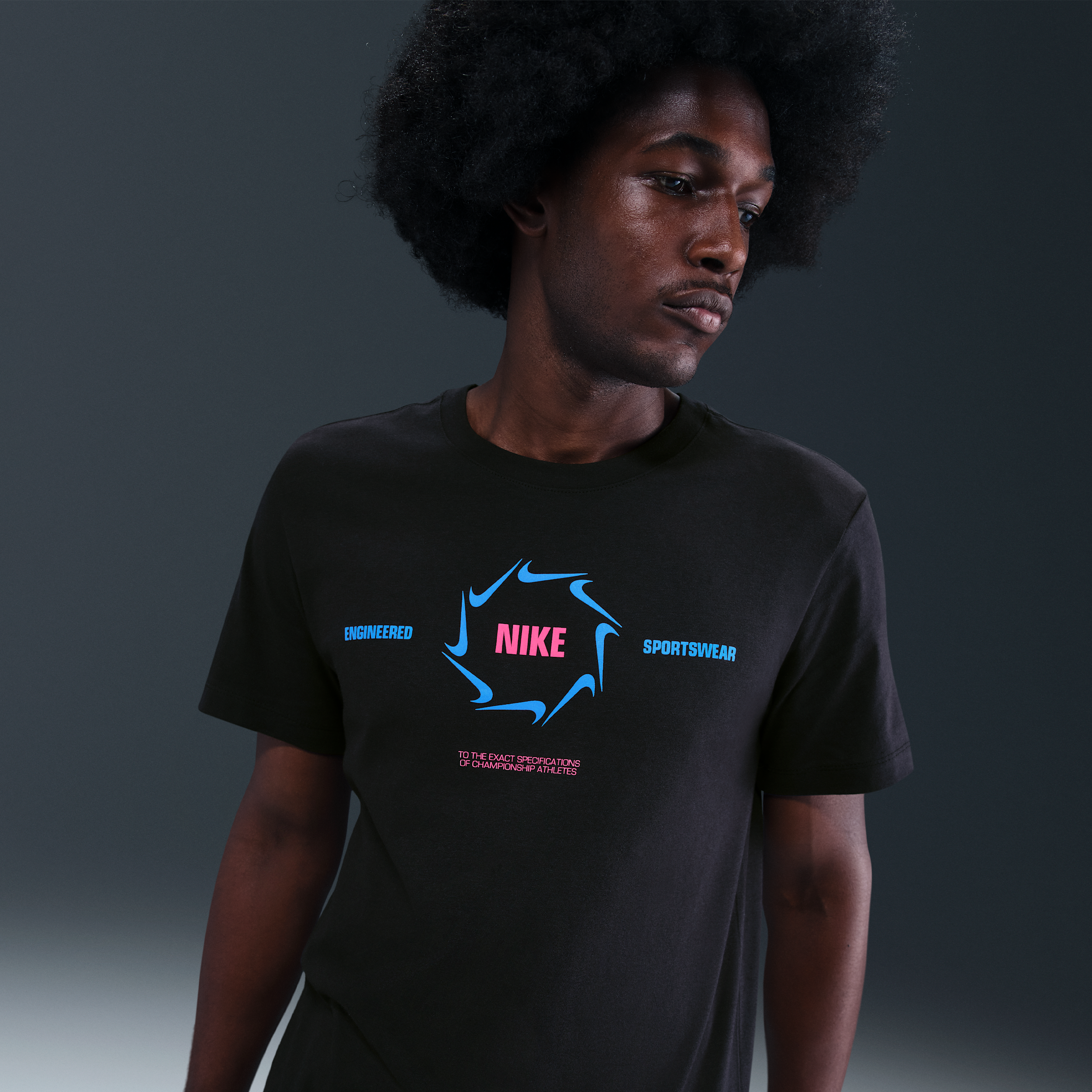 Thumbnail - Nike T-Shirt (Herren) - Schwarz