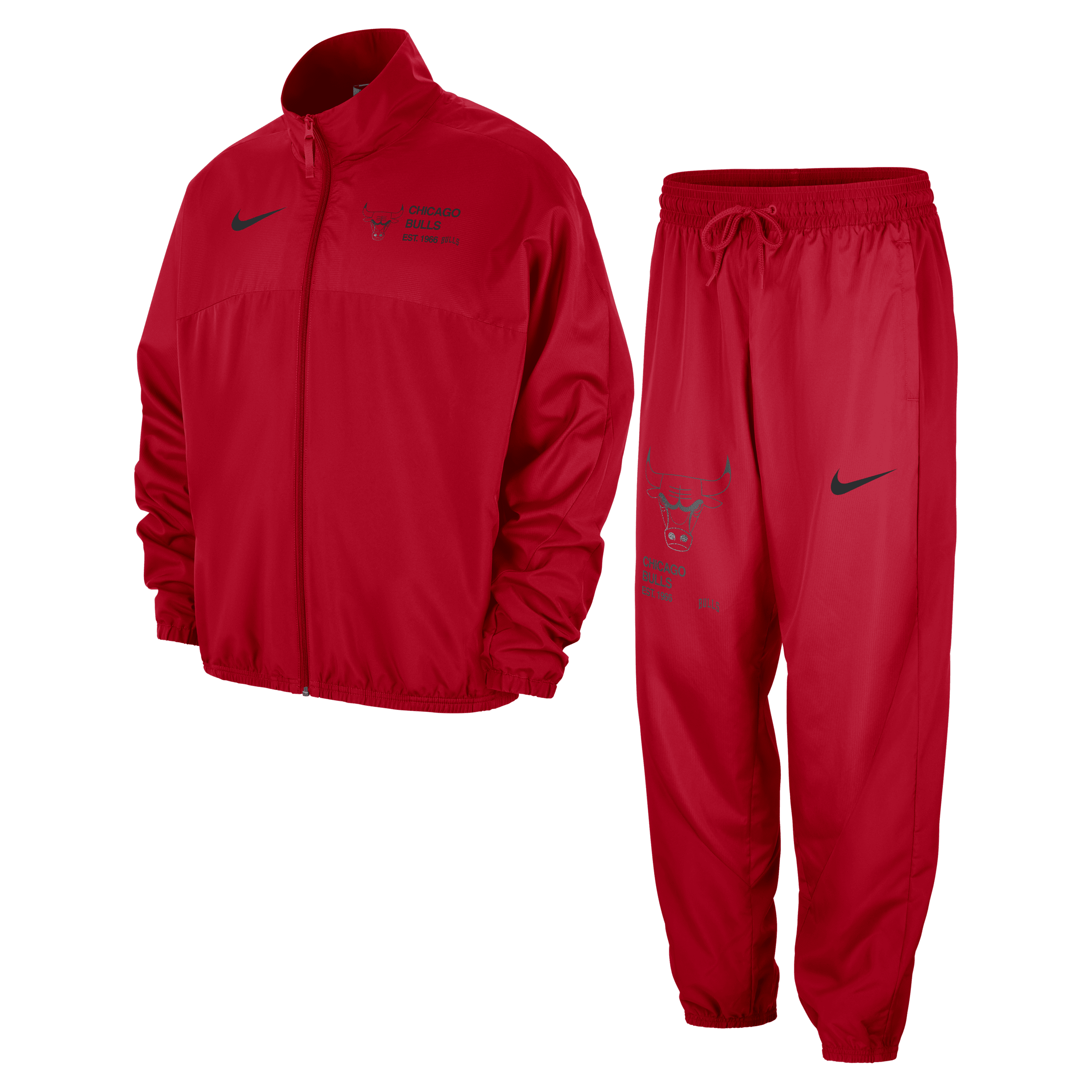 „Exklusiver Chicago Bulls Starting 5 Courtside Nike NBA-Trainingsanzug für