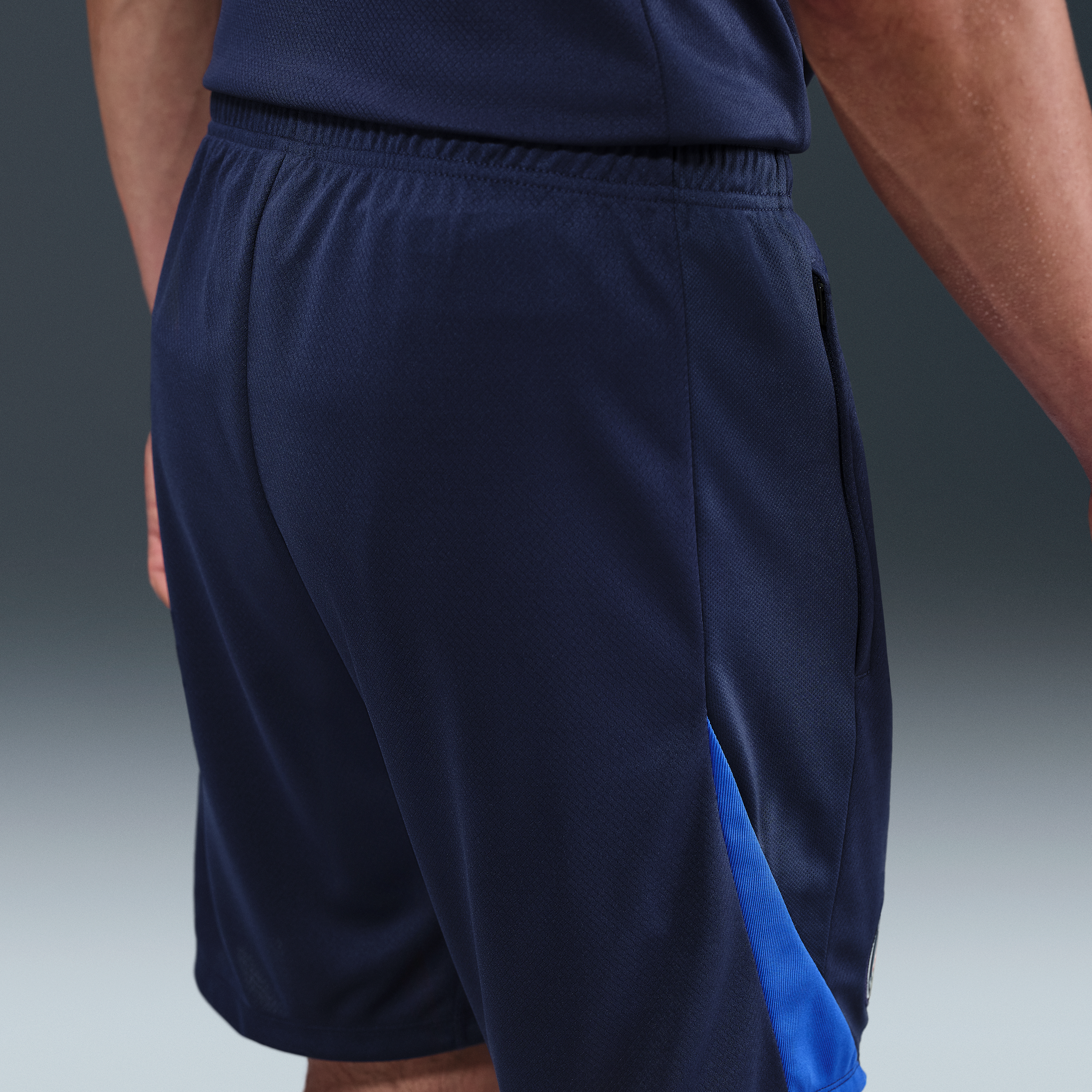 Thumbnail - Paris Saint-Germain Strike Nike Dri-FIT Fußballshorts aus Strickmaterial (Herren) - Blau