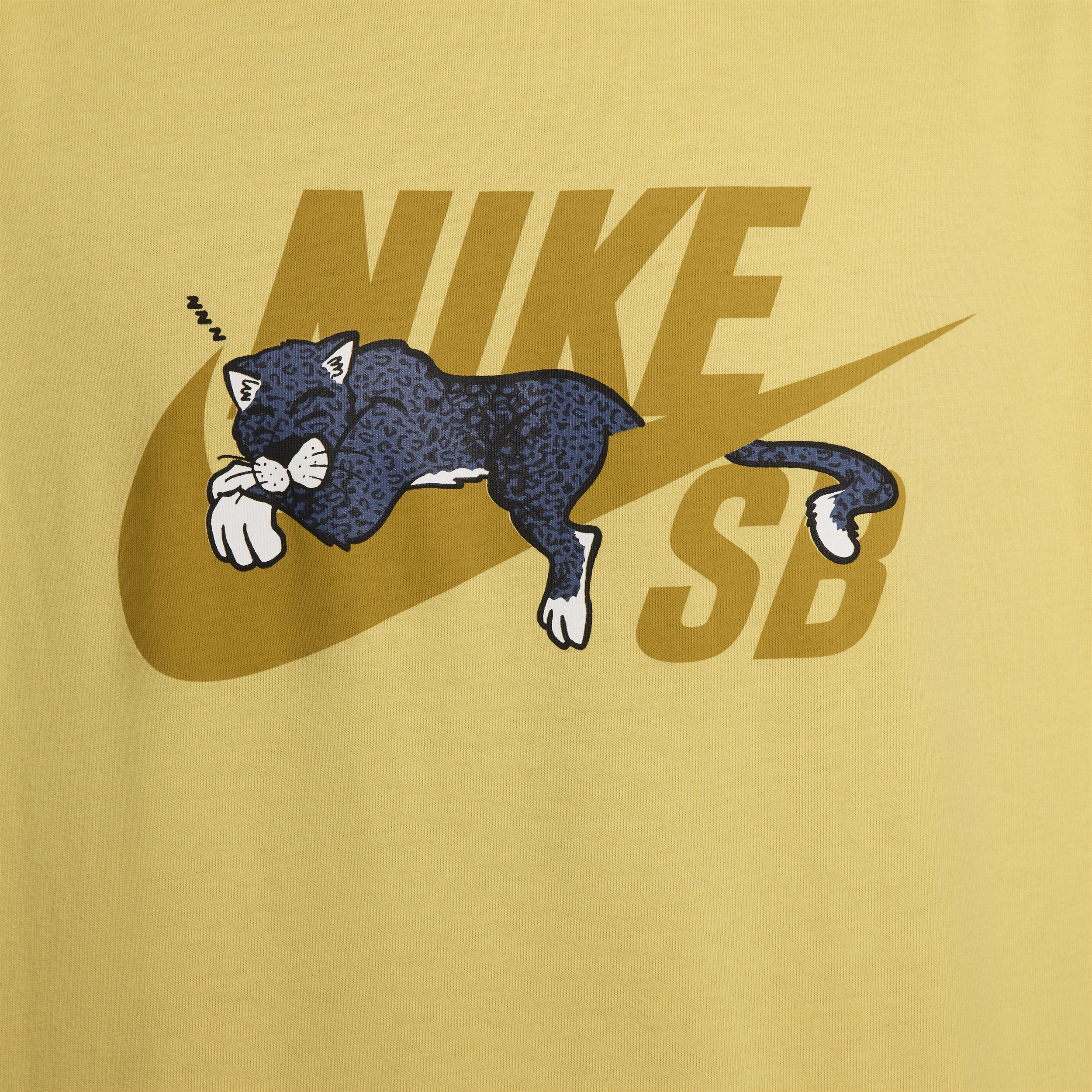 Nike SB skateshirt Geel