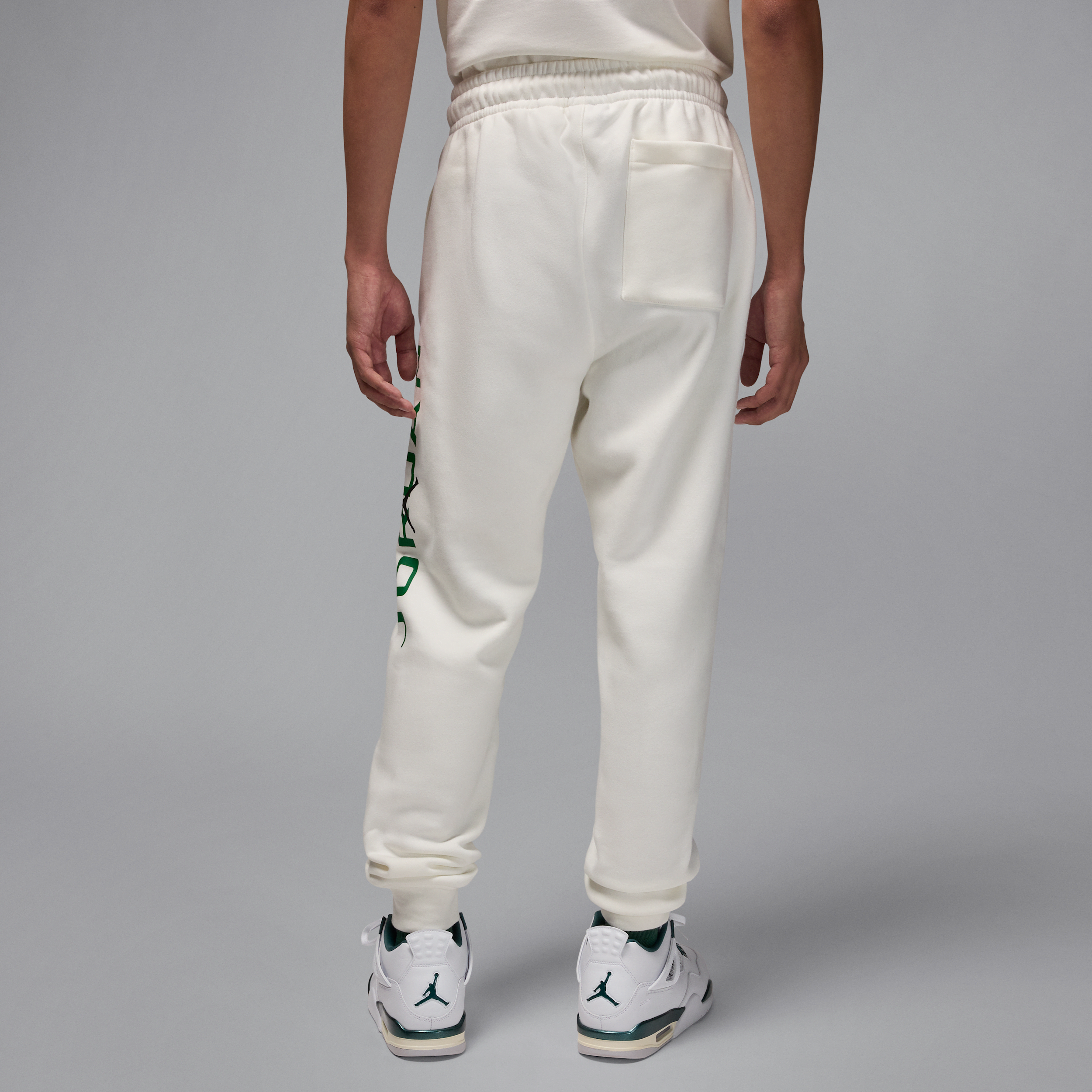 Pantalon de jogging en tissu Fleece Jordan Essentials pour homme - Blanc