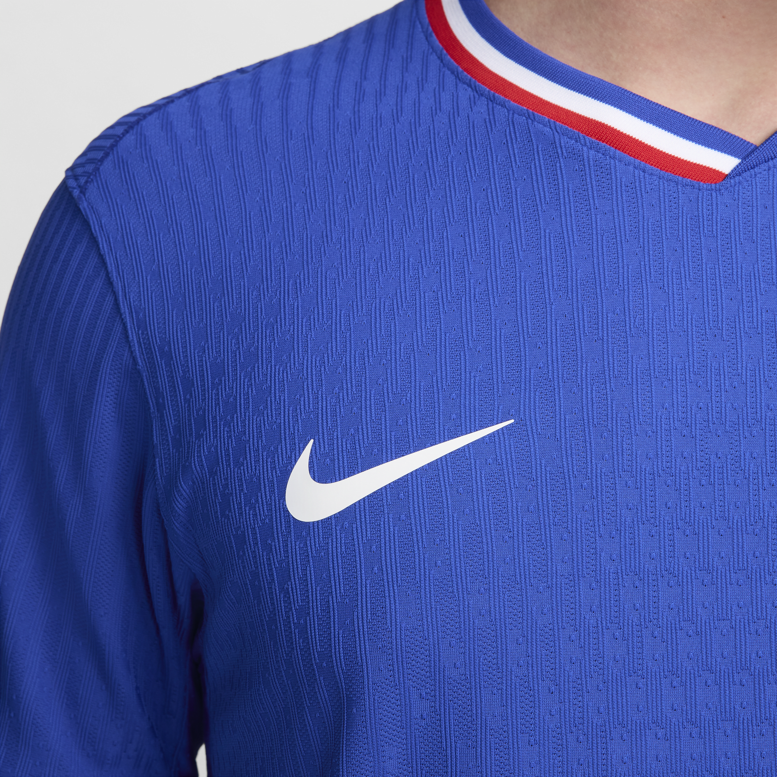 Nike FFF (herenelftal) 2024 25 Match Thuis Dri-FIT ADV authentiek voetbalshirt voor heren Blauw