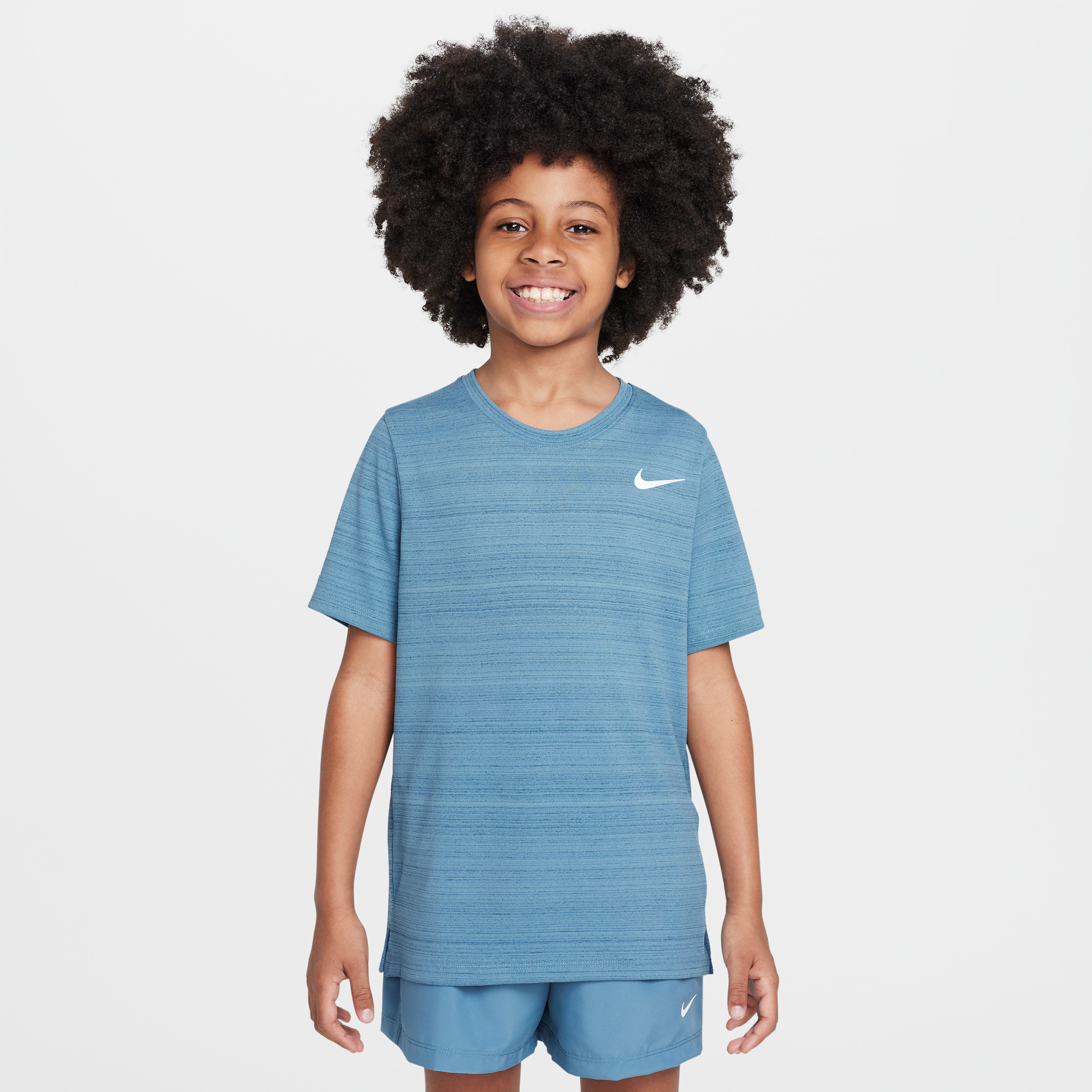 Nike Dri-FIT Miler trainingstop voor Blauw