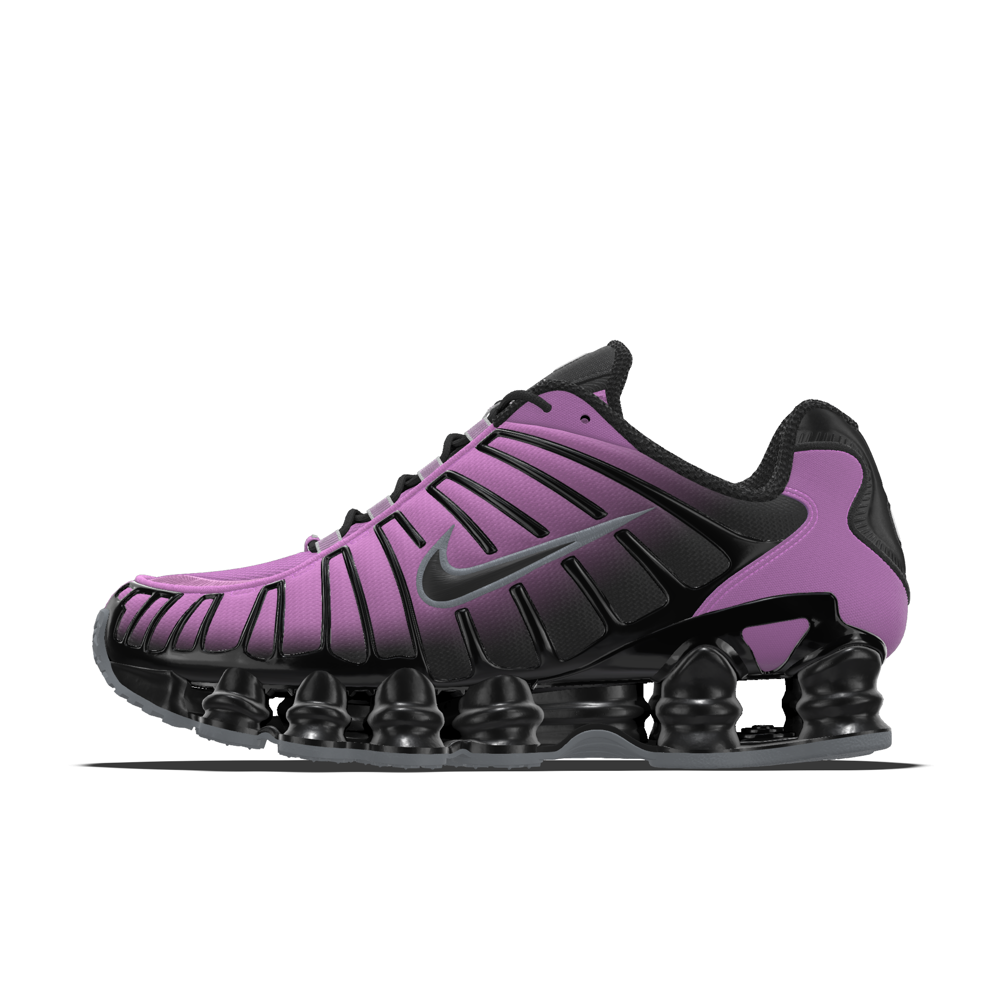 Męskie buty personalizowane Nike Shox TL By You - Fiolet