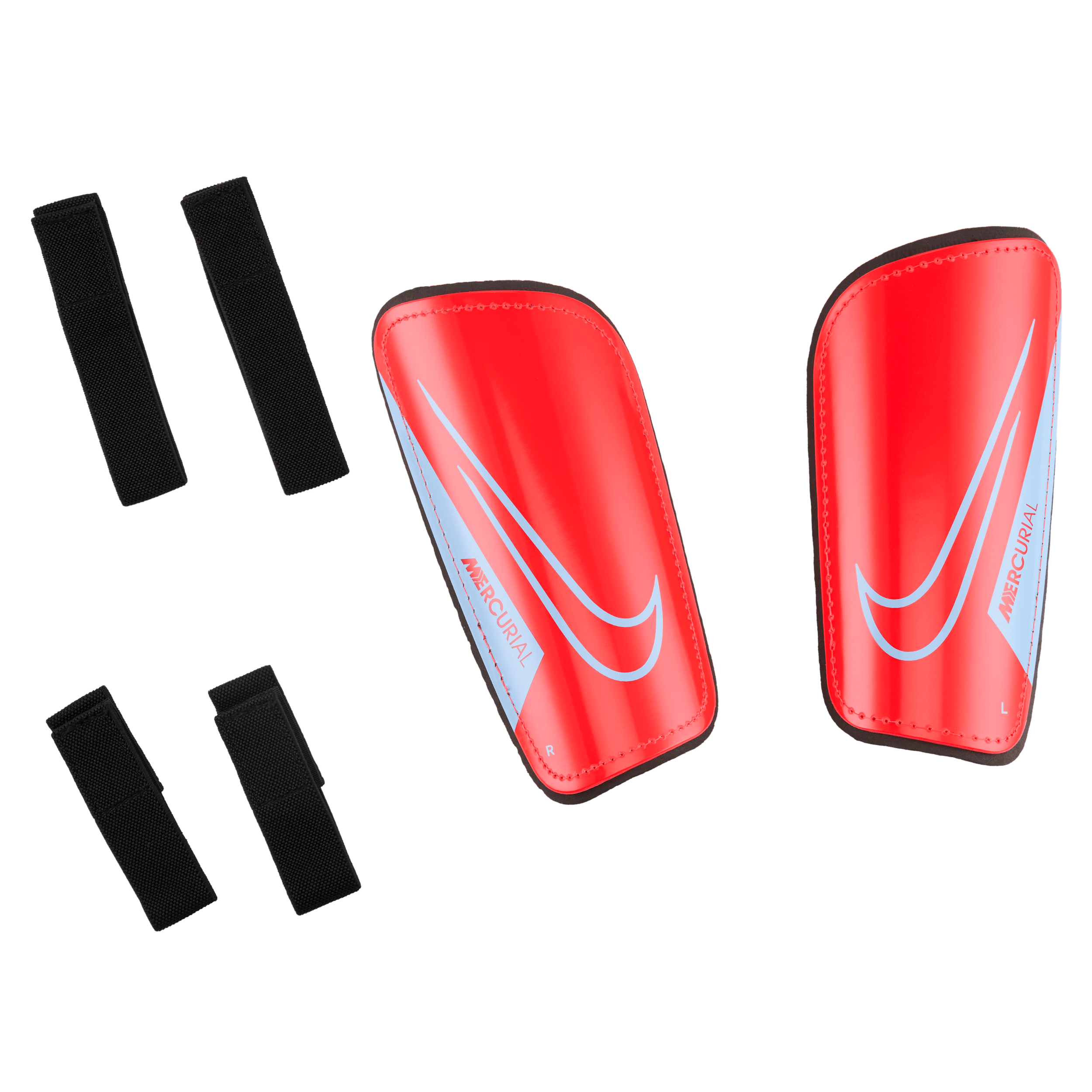 Nike Mercurial Hardshell Football Shinguards - Red