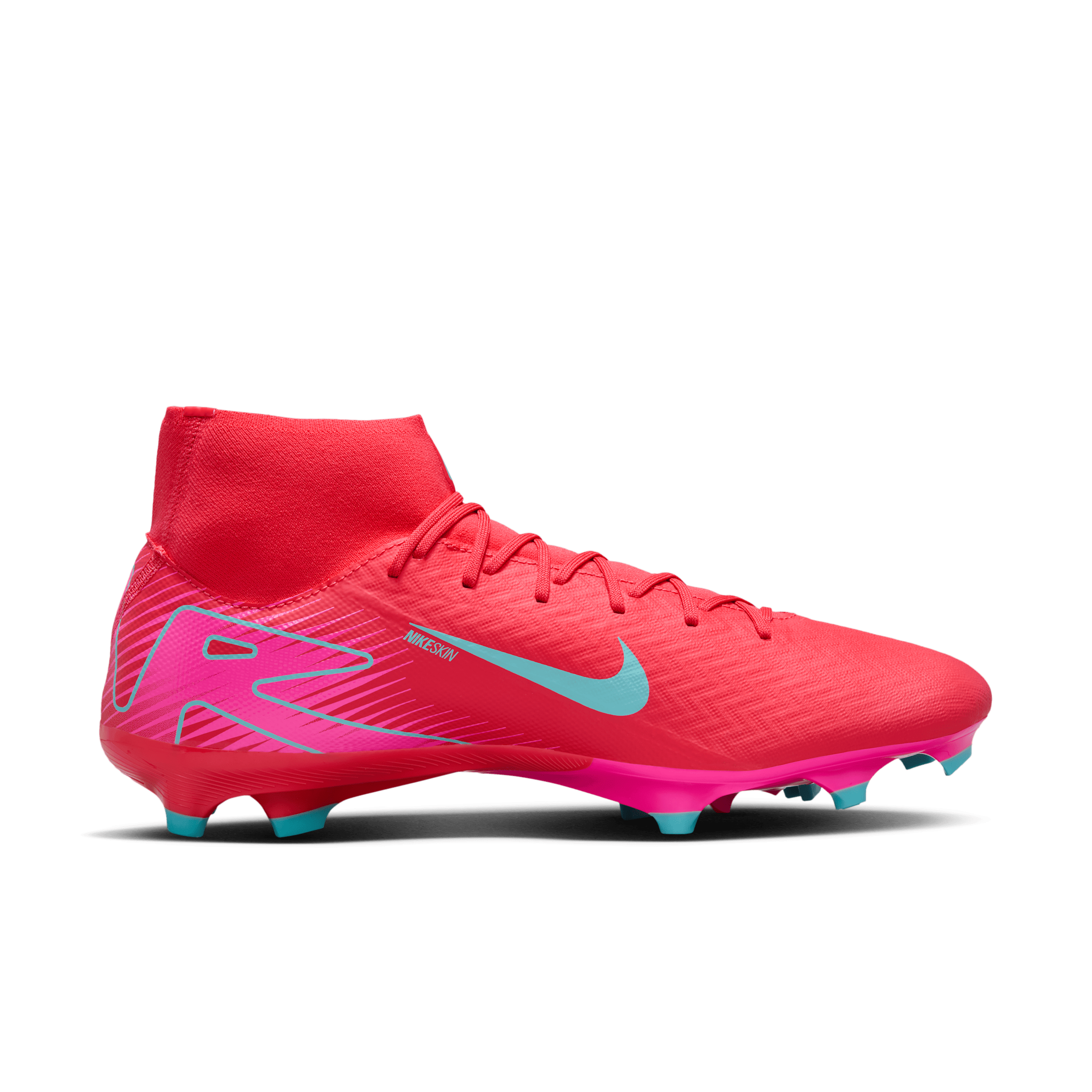 Chaussure de foot montante à crampons multi-surfaces Nike Mercurial Superfly 10 Academy - Rouge