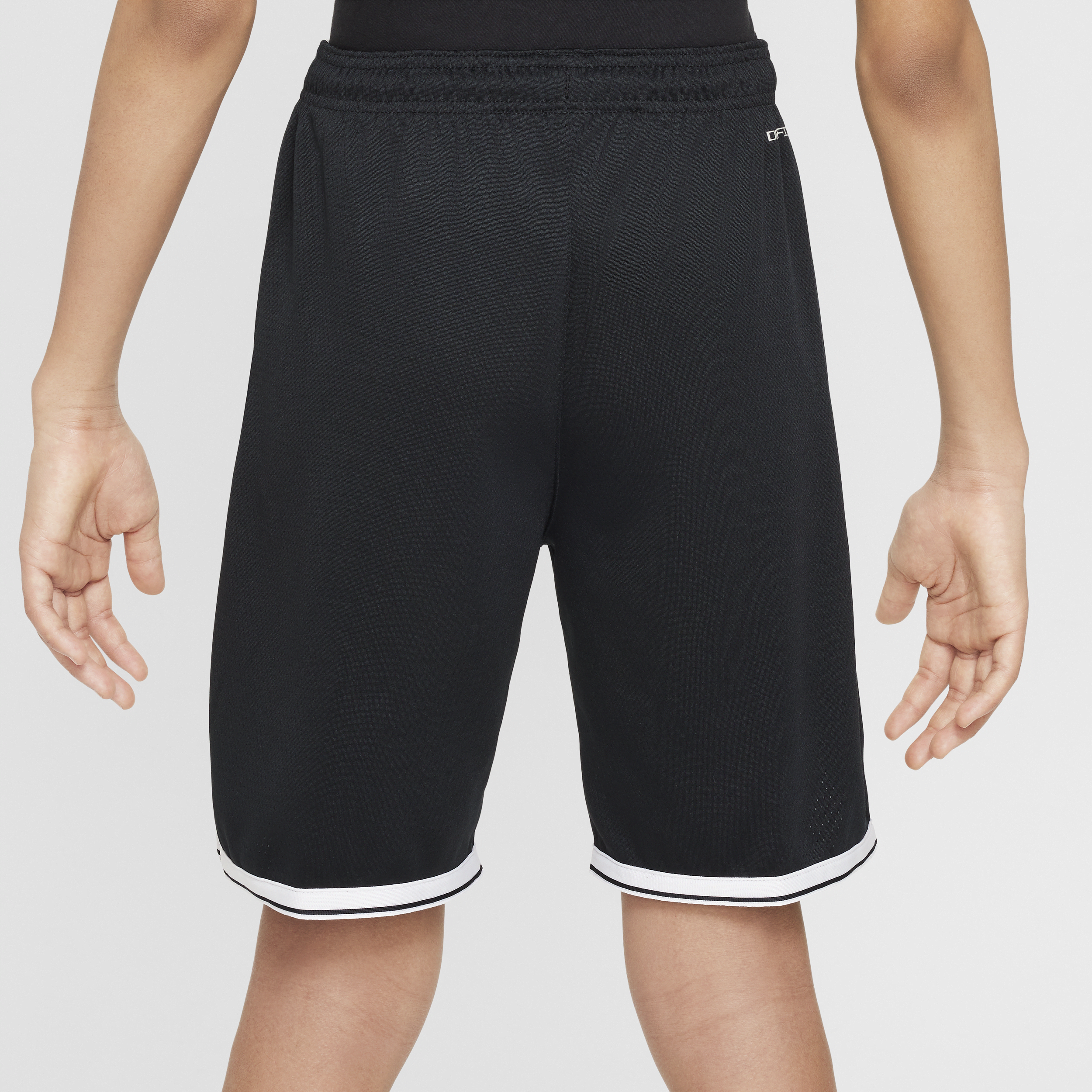 Nike Brooklyn Nets 2023 24 Icon Edition Swingman NBA-jongensshorts Zwart