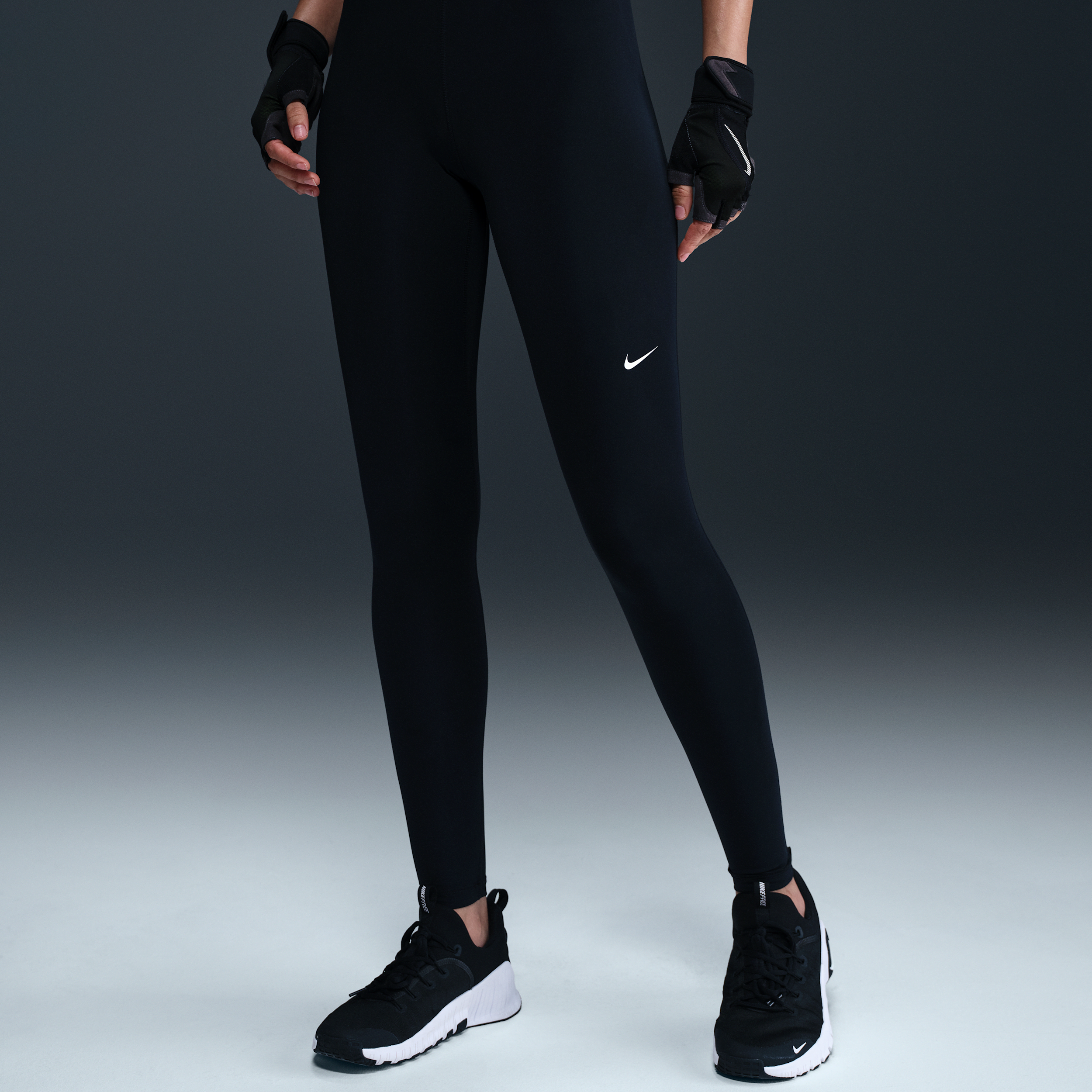 Legging taille mi-haute à empiècements en mesh Nike Pro pour femme - Noir