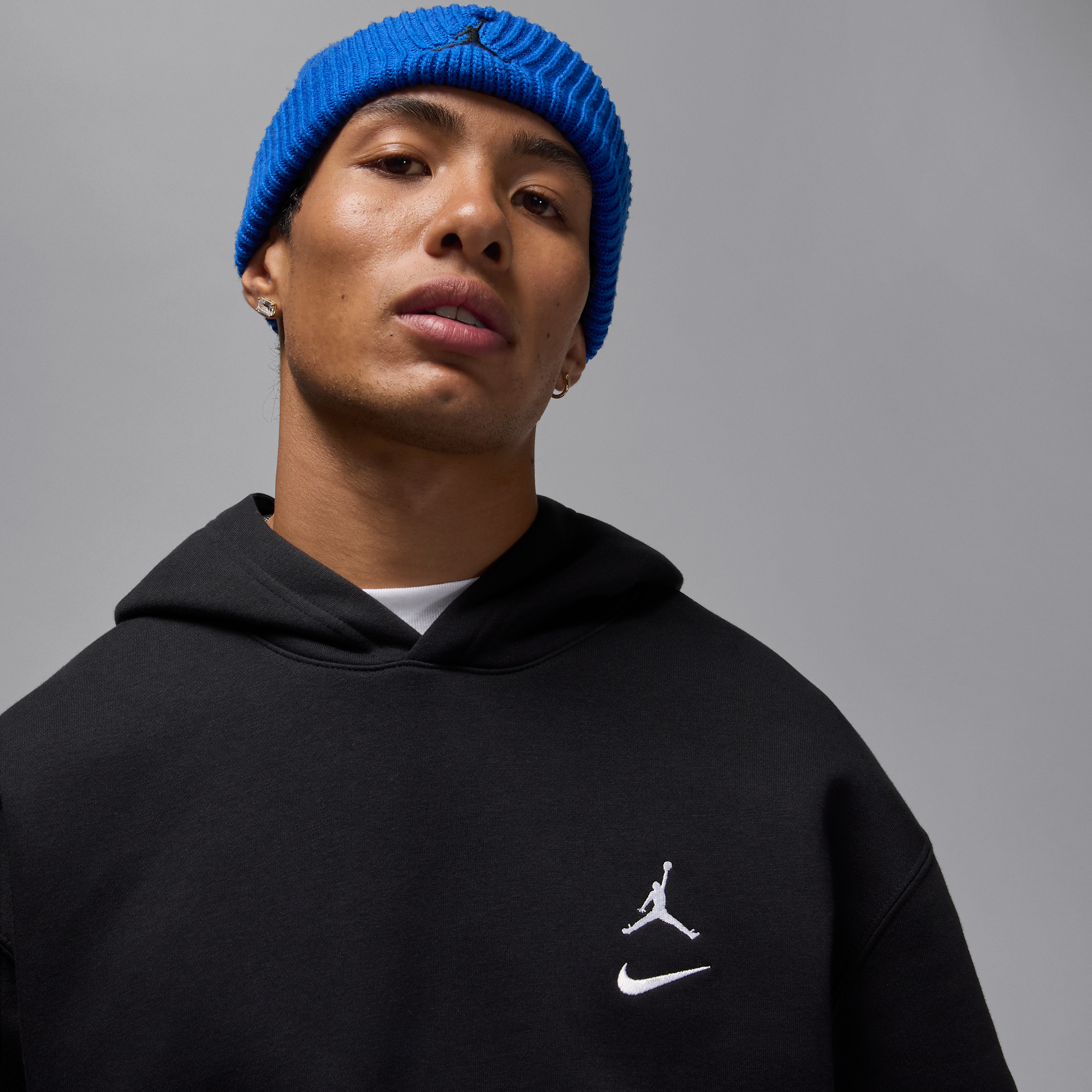 Thumbnail - Jordan Brooklyn Fleece Hoodie (Herren) - Schwarz