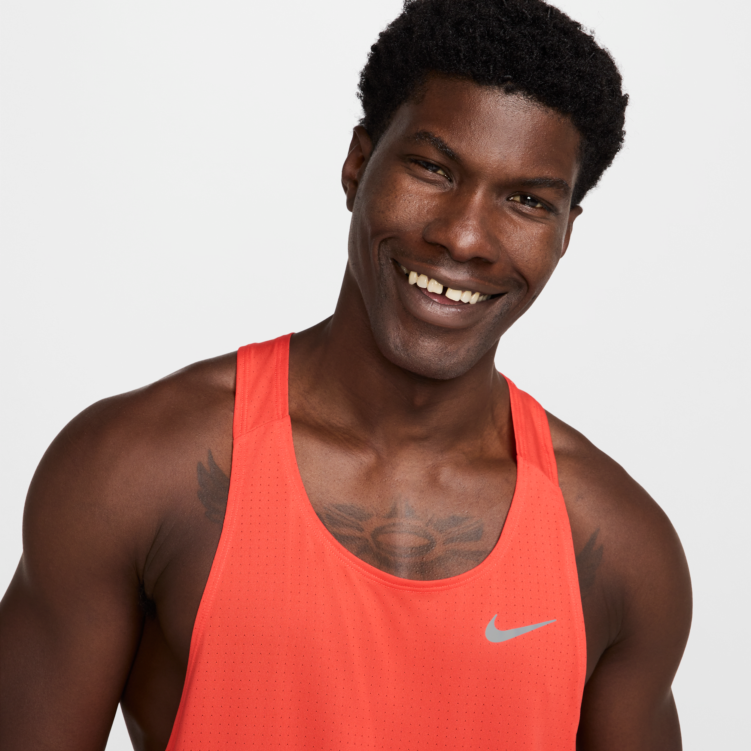 Maillot de running Nike Fast Dri-FIT pour homme - Rouge