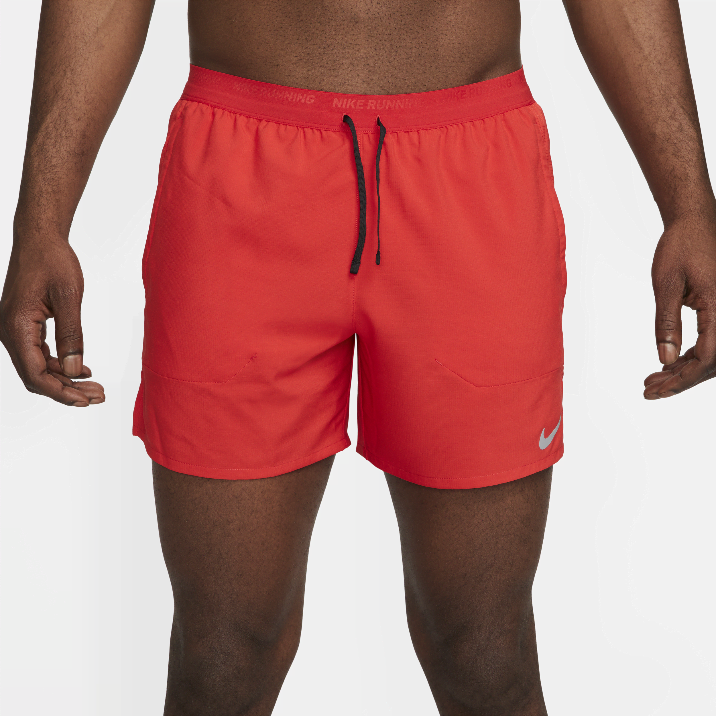 Short de running avec sous-short intégré Dri-FIT Nike Stride 13 cm pour homme - Rouge