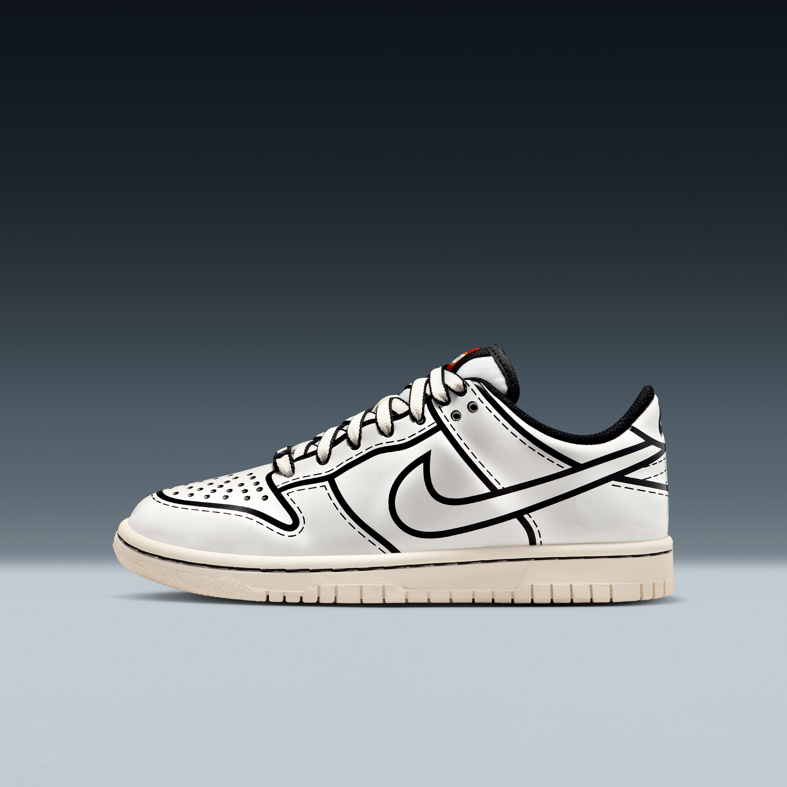 Nike Dunk Low x LEGO® Collection Older Kids Shoes - White