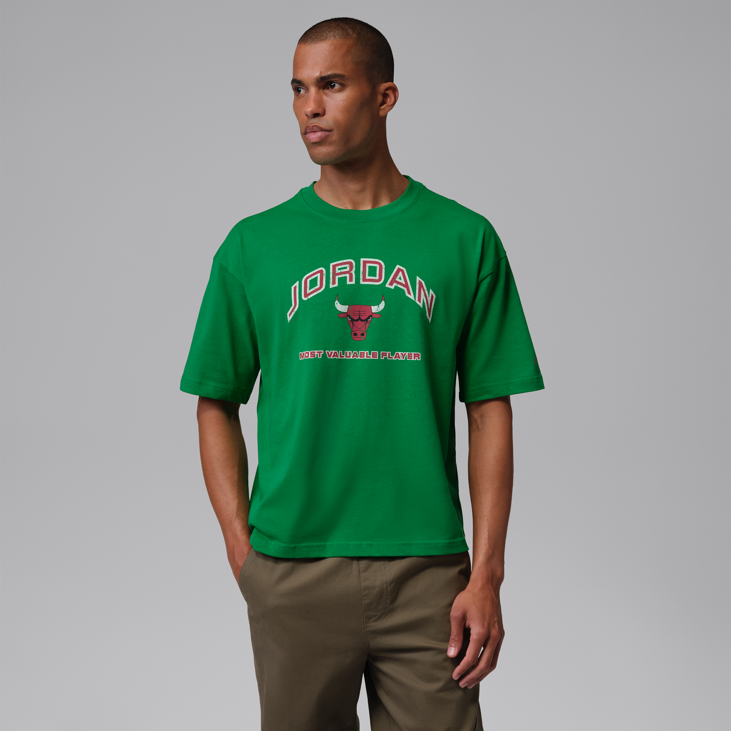 T-shirt con grafica Jordan Flight Essentials – Uomo - Verde
