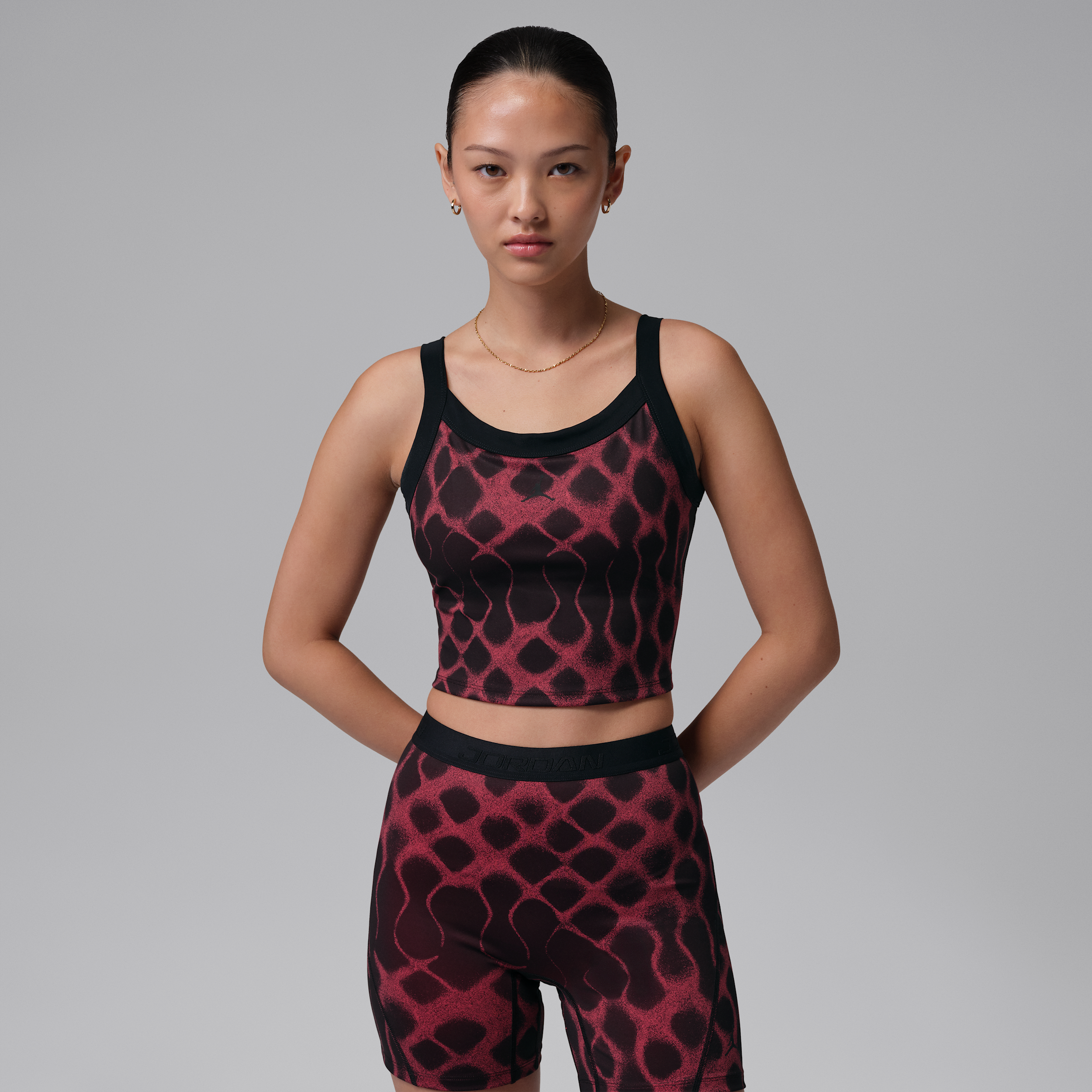 Kort Jordan Sport Dri-FIT-tanktop til kvinder - sort