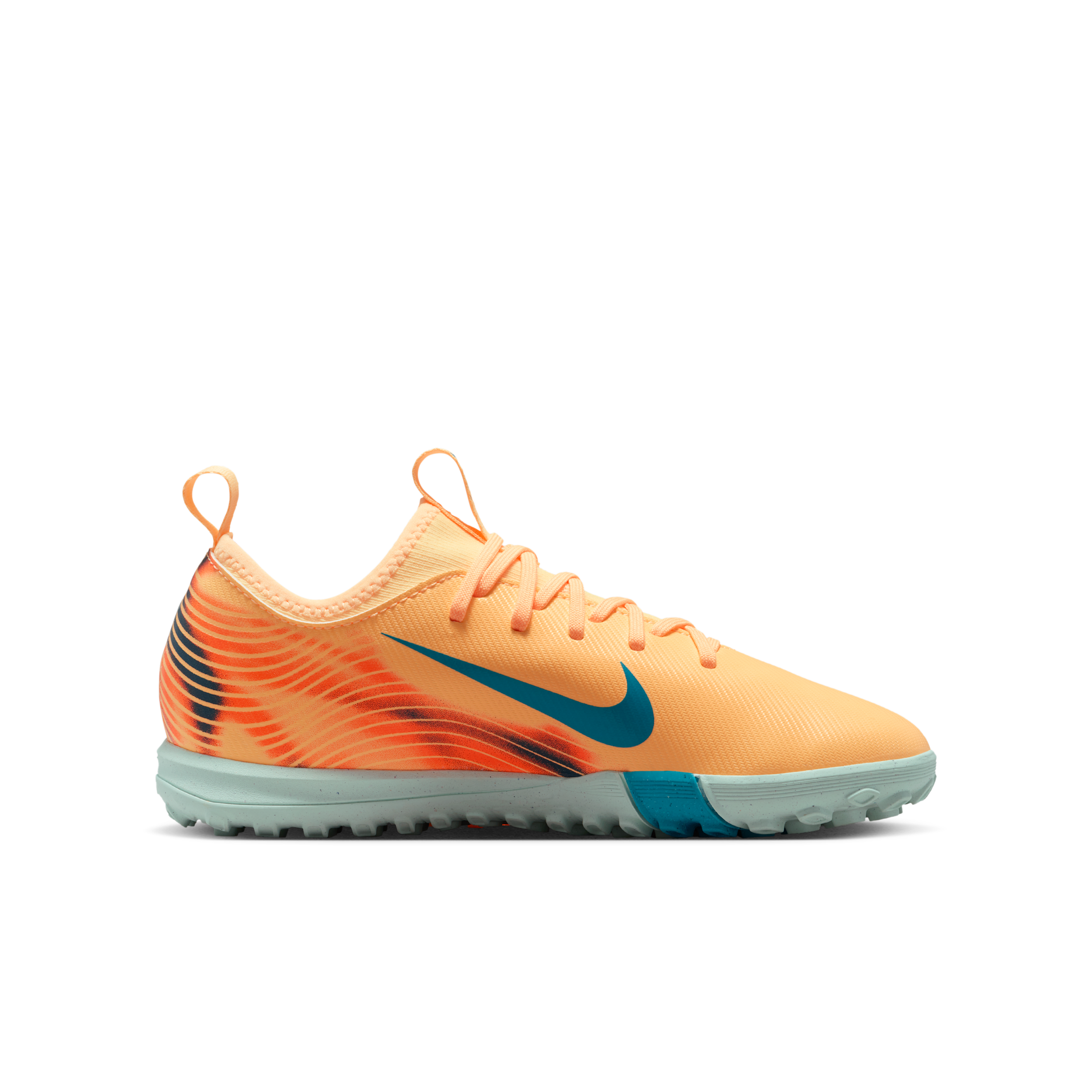 Thumbnail - Nike Jr. Mercurial Vapor 16 Academy "Kylian Mbappé" TF Low-Top-Fußballschuh (ältere Kinder) - Orange