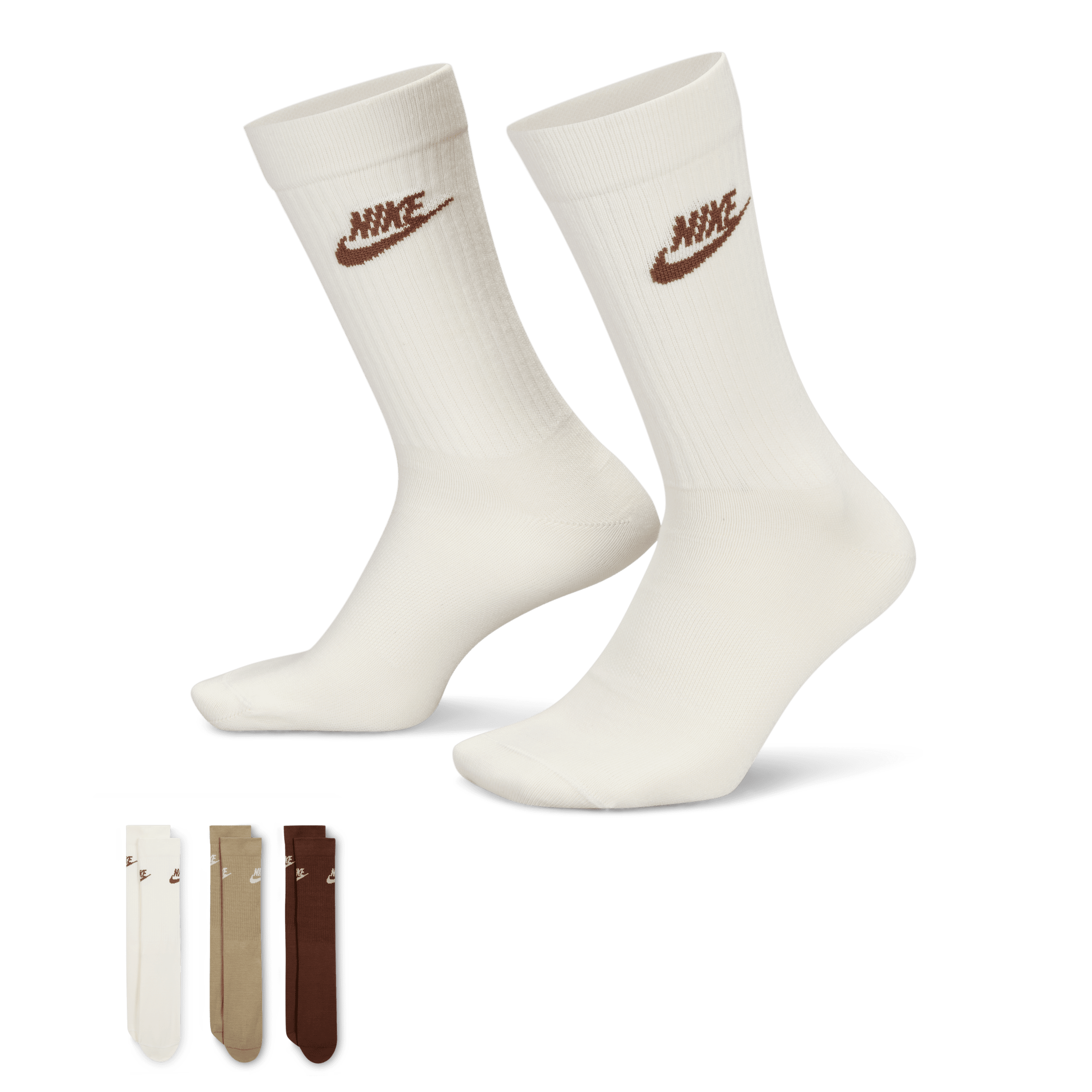 Nike Everyday Essential Crew Socks (3 Pairs) - Multi-Colour