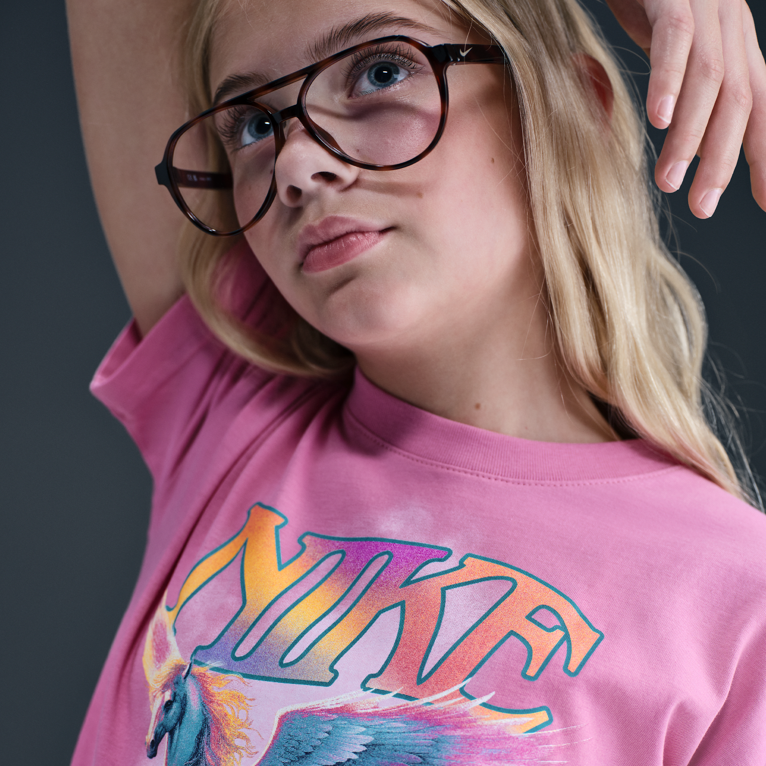 Thumbnail - Nike Sportswear T-Shirt für (ältere Kinder, Mädchen) - Pink