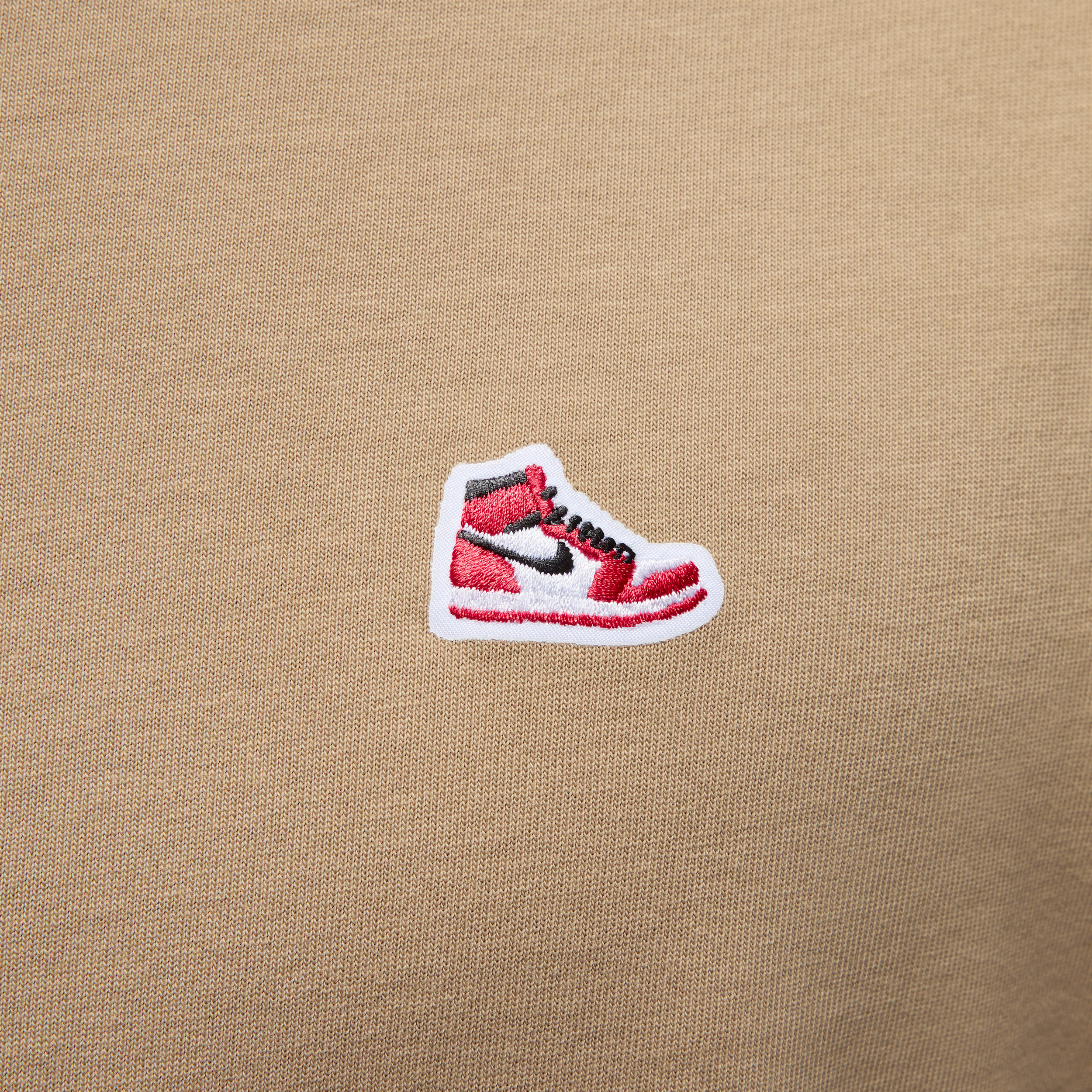 T-shirt à écusson sneaker Jordan pour homme - Marron