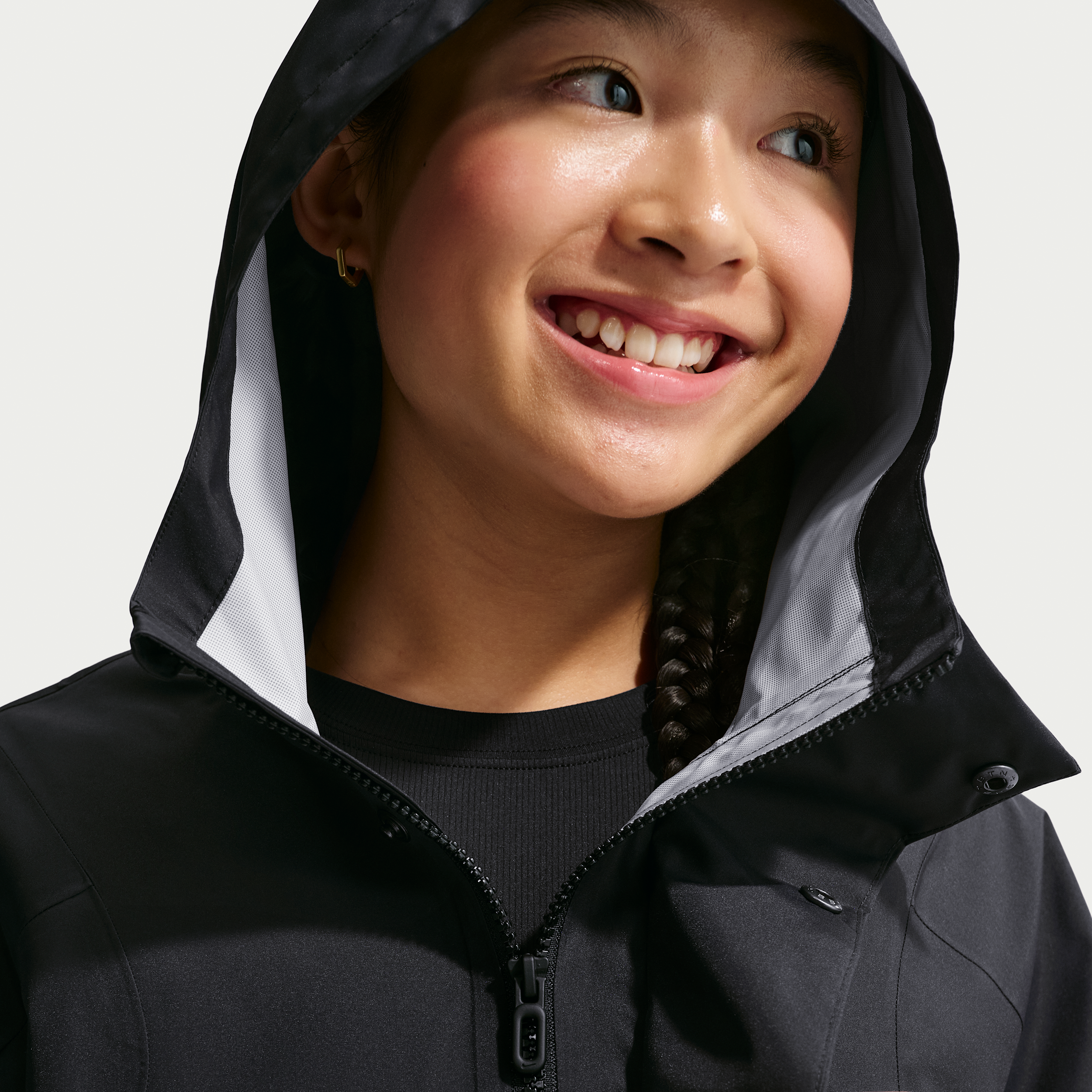 Thumbnail - Nike MAVN ADV Regenjacke mit Storm-FIT-Technologie für Mädchen - Schwarz