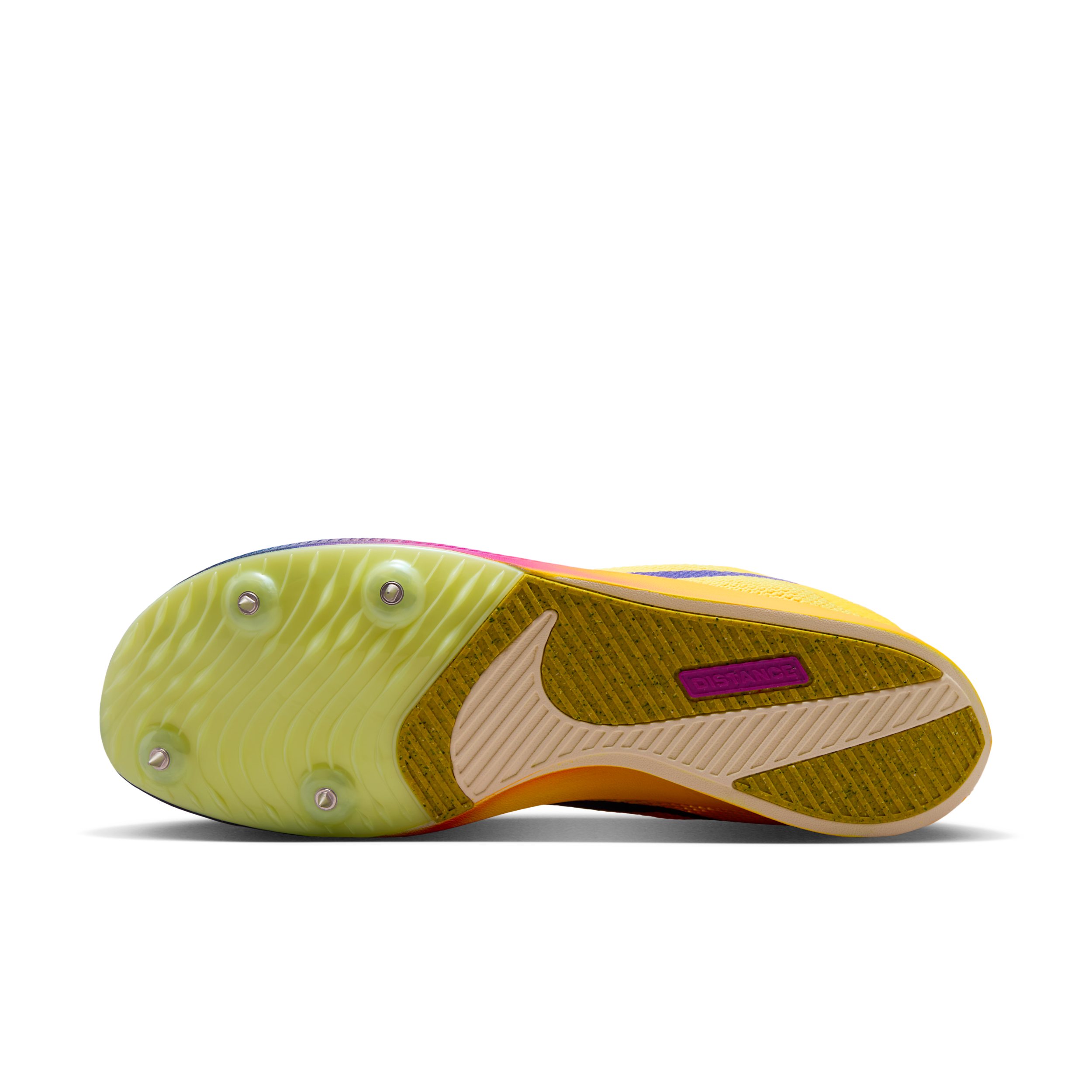 Scarpa chiodata per atletica e gare sulla distanza Nike Zoom Rival Distance - Giallo - FZ9653-800