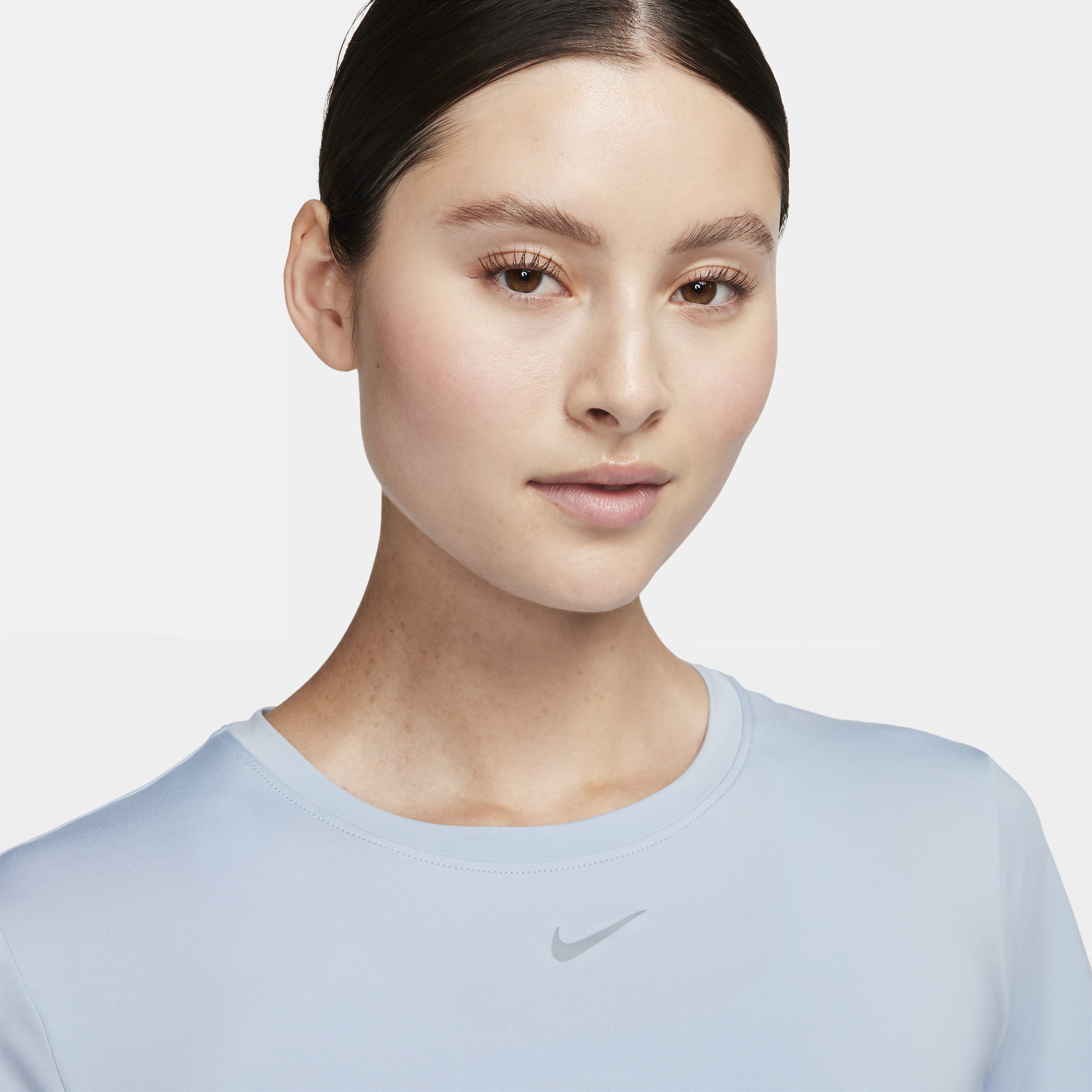 Nike One Classic Dri-FIT damestop met korte mouwen Blauw