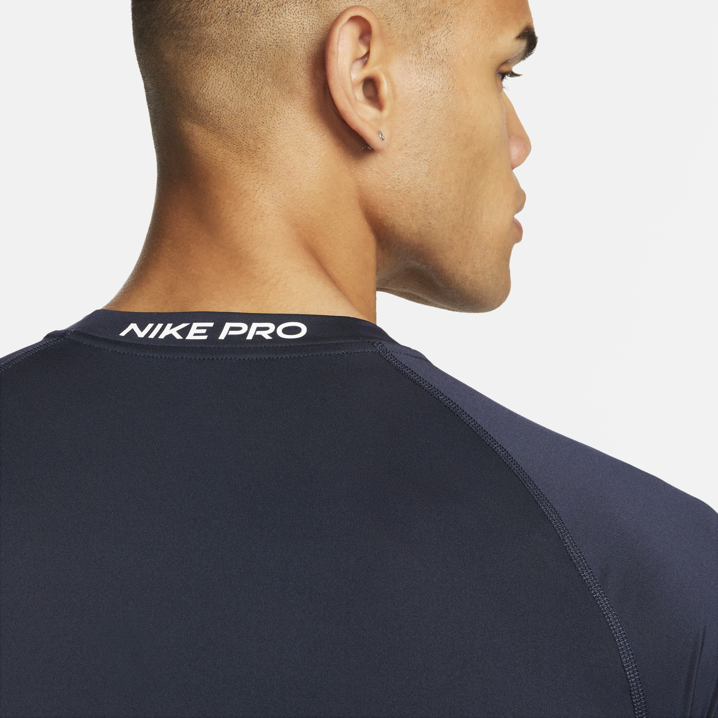 Haut de fitness ajusté à manches courtes Nike Pro Dri-FIT pour homme - Bleu