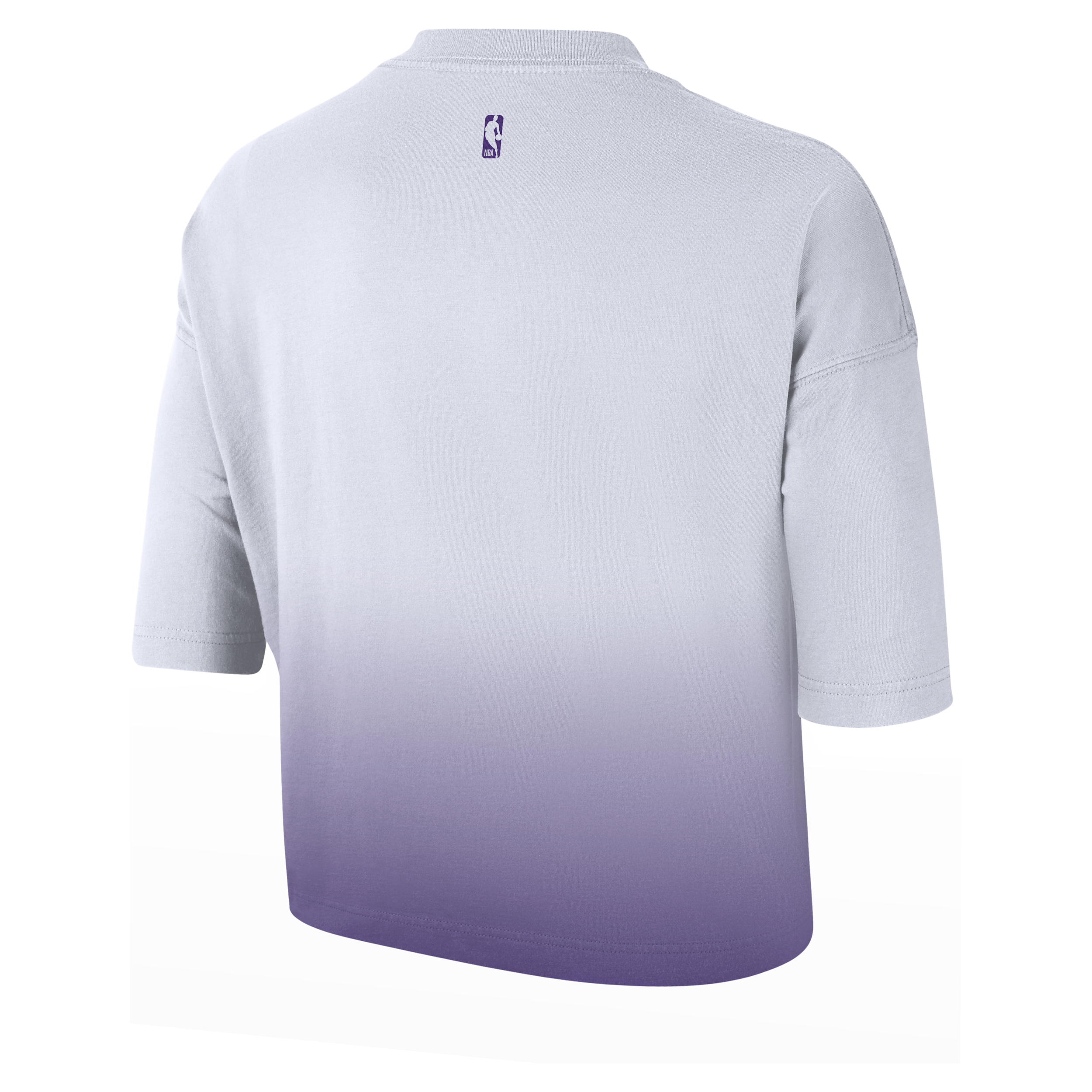 Thumbnail - Los Angeles Lakers Courtside City Edition Premium lockeres Nike NBA-T-Shirt (Damen) - Weiß