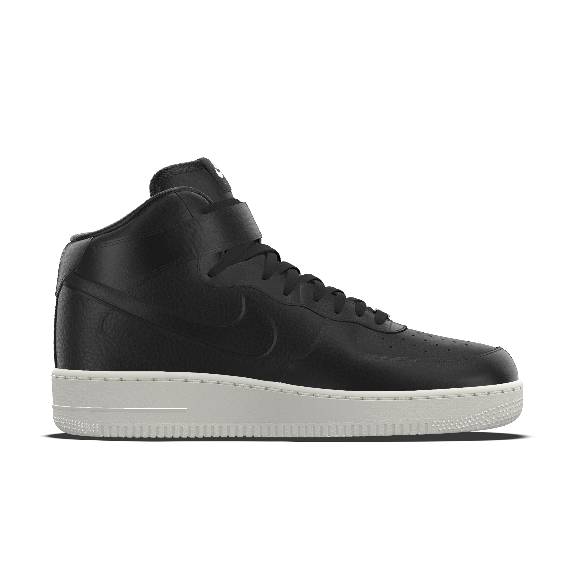 Nike Air Force 1 Mid By You Custom herenschoenen - Zwart - 2106261271
