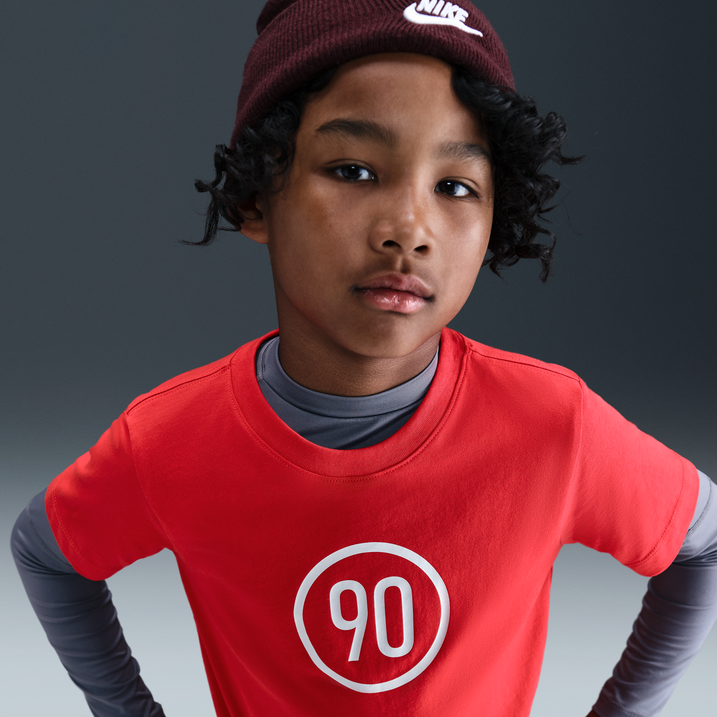 Thumbnail - Nike Sportswear Total 90 T-Shirt (ältere Kinder) - Rot