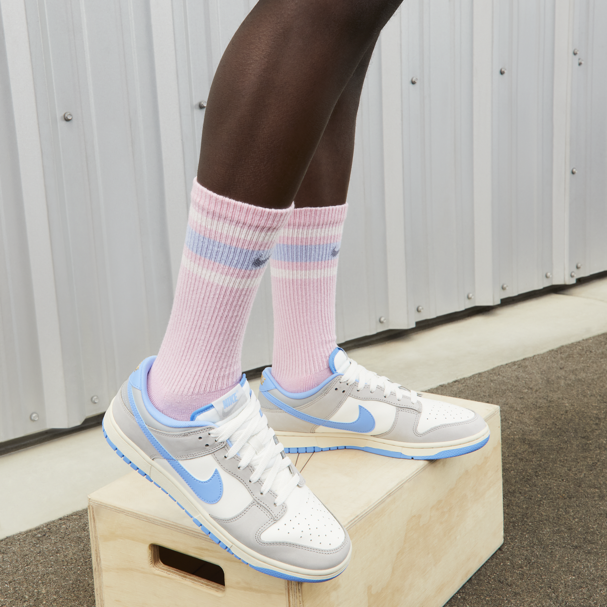 Chaussure Nike Dunk Low - Blanc