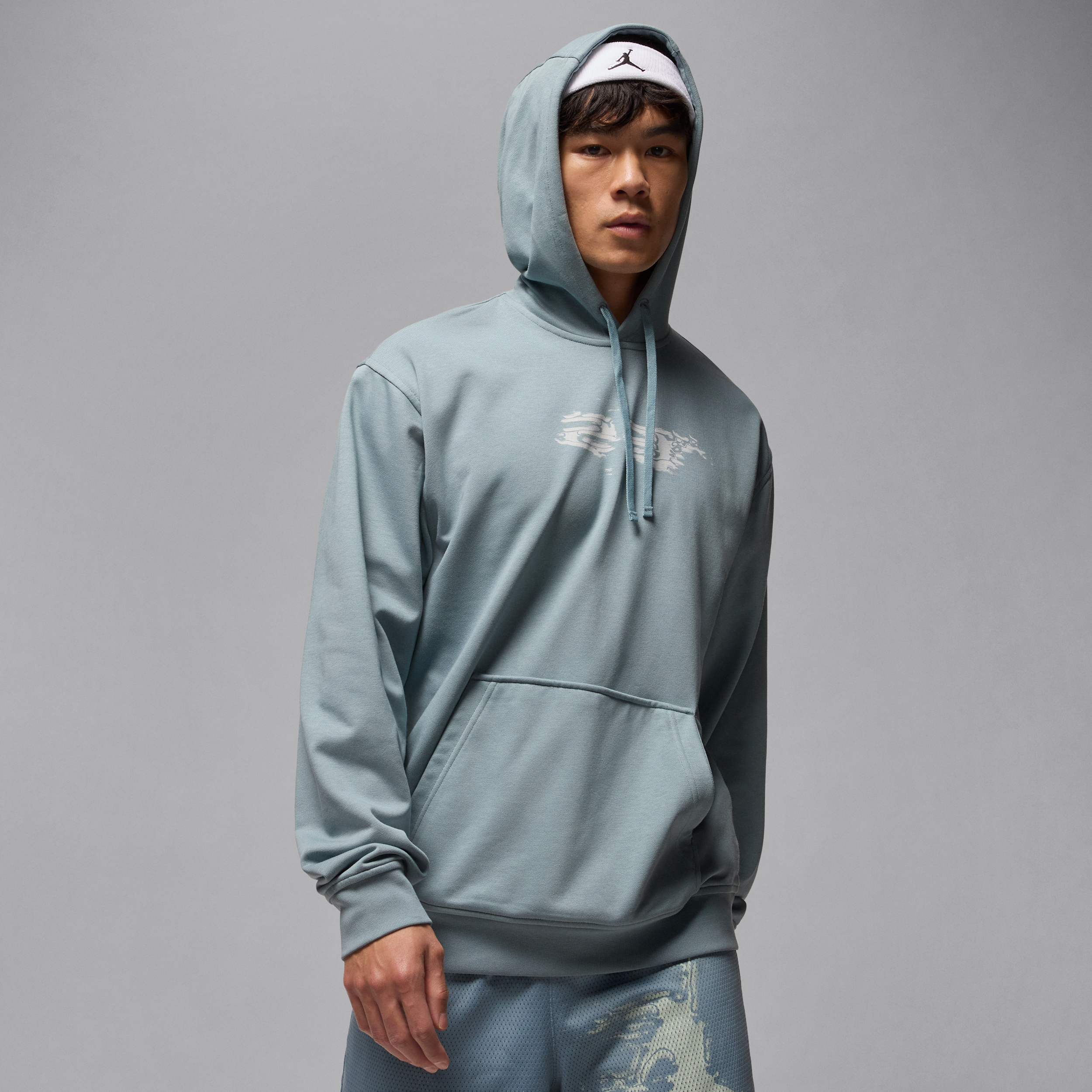 Thumbnail - Jordan Sport Crossover Dri-FIT-Hoodie mit Grafik (Herren) - Grau