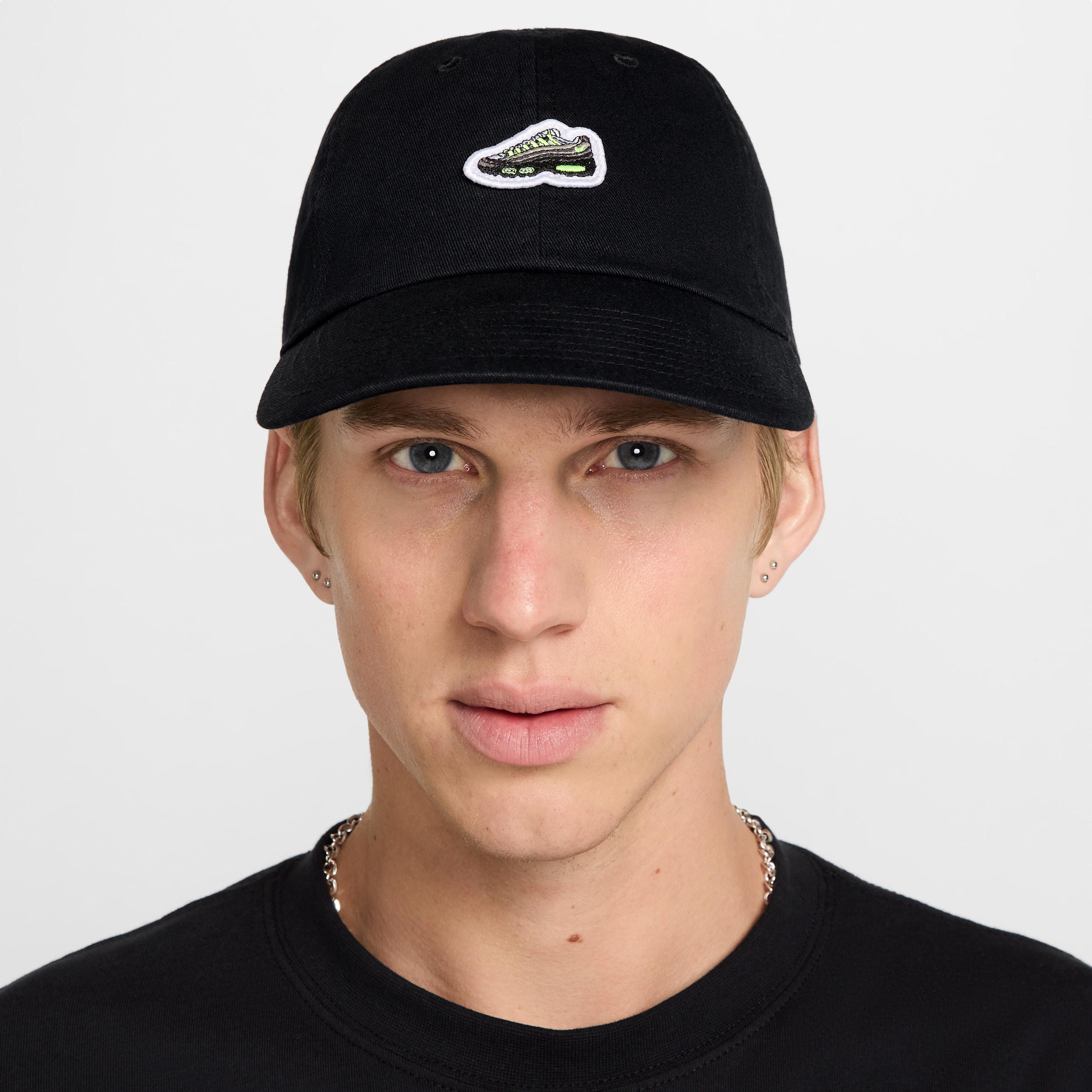 Nike Club Unstructured Cap - Black - Cotton - 50% Organic Cotton