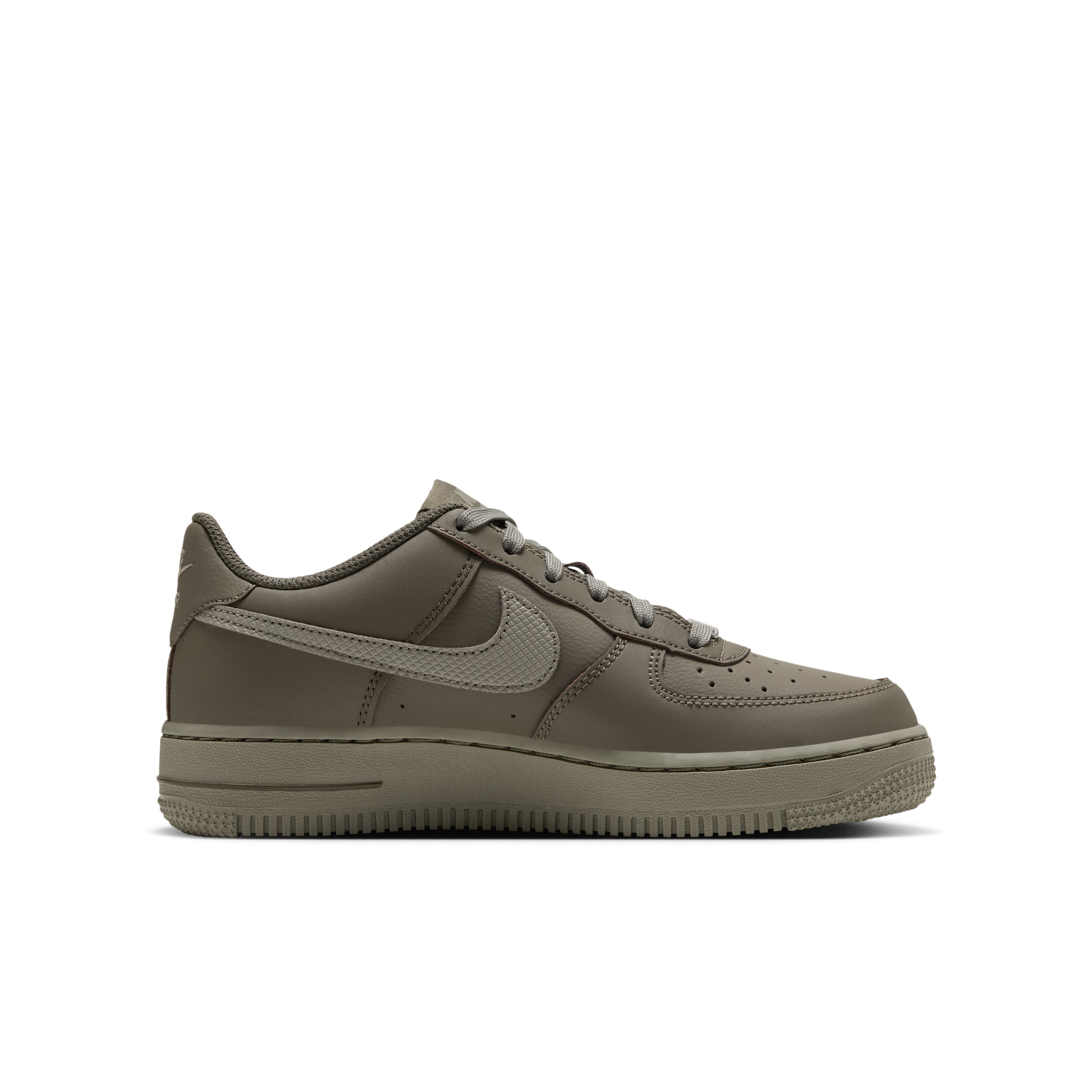 Nike Air Force 1 Tech Essential-sko til større børn - grå - IQ6515-300