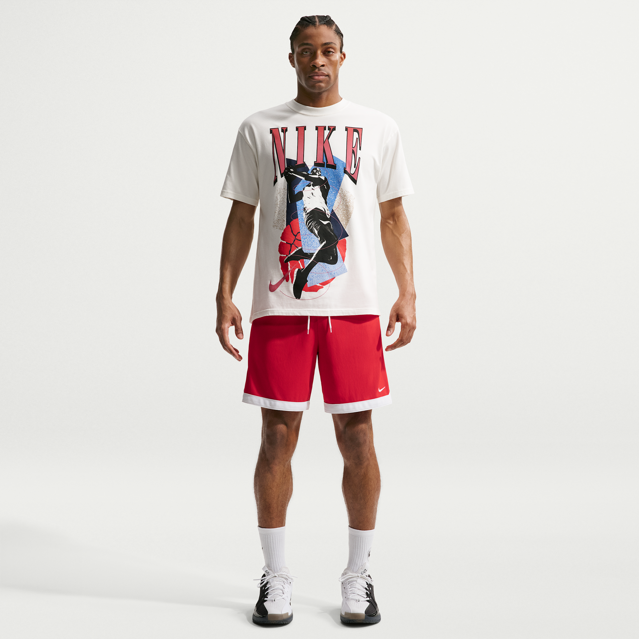 Shorts da basket Dri-FIT 20 cm Nike DNA Academy – Uomo - Rosso