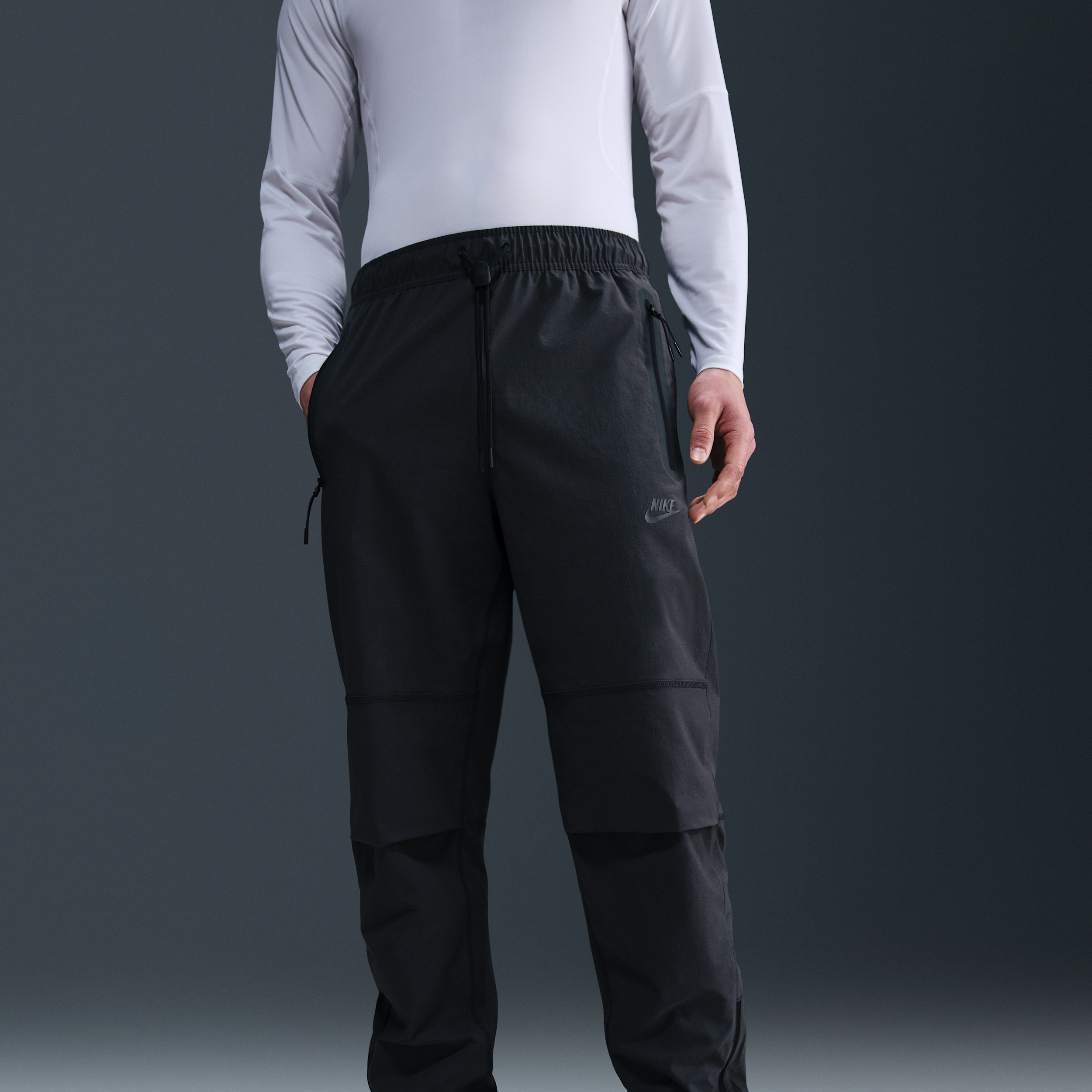 Pantalon tissé Nike Tech pour homme - Gris