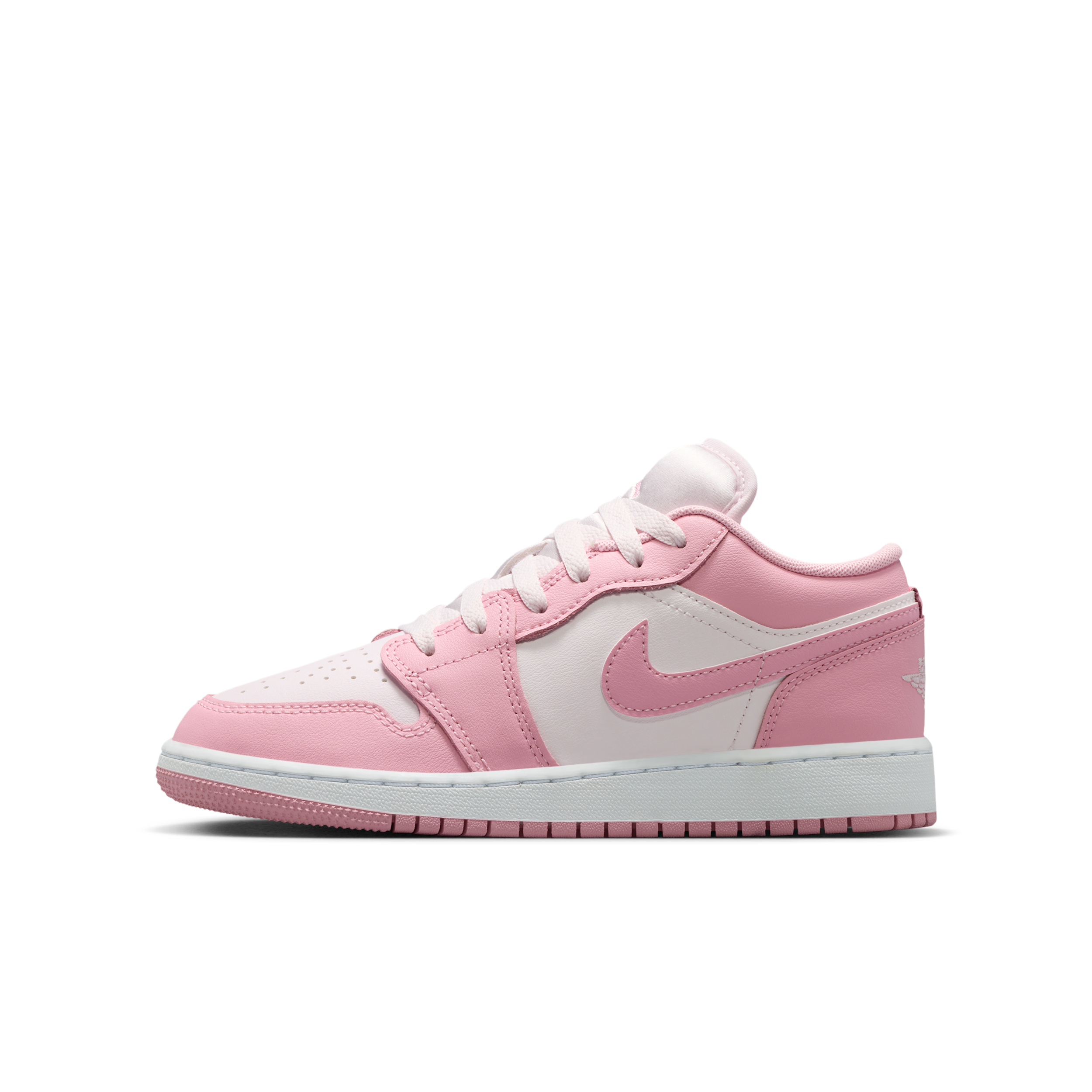 Nike Air Jordan 1 Low Older Kids Shoes - Pink