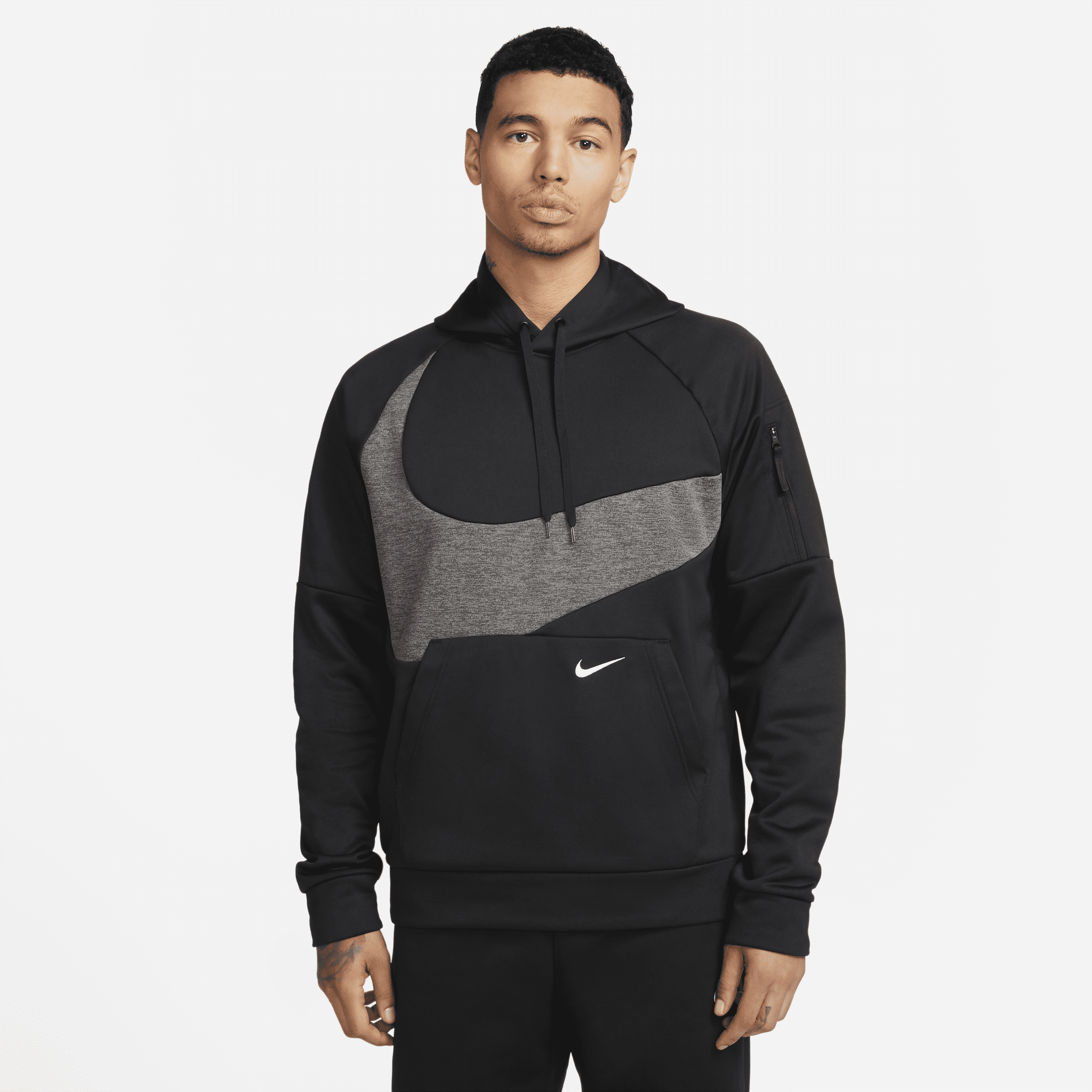 Nike Therma-FIT Fitnesshoodie voor heren Zwart