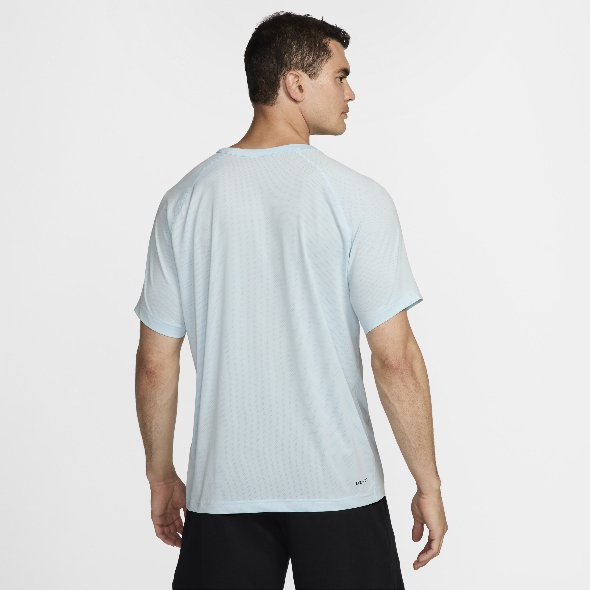 Haut de fitness à manches courtes Dri-FIT Nike Ready pour homme - Bleu